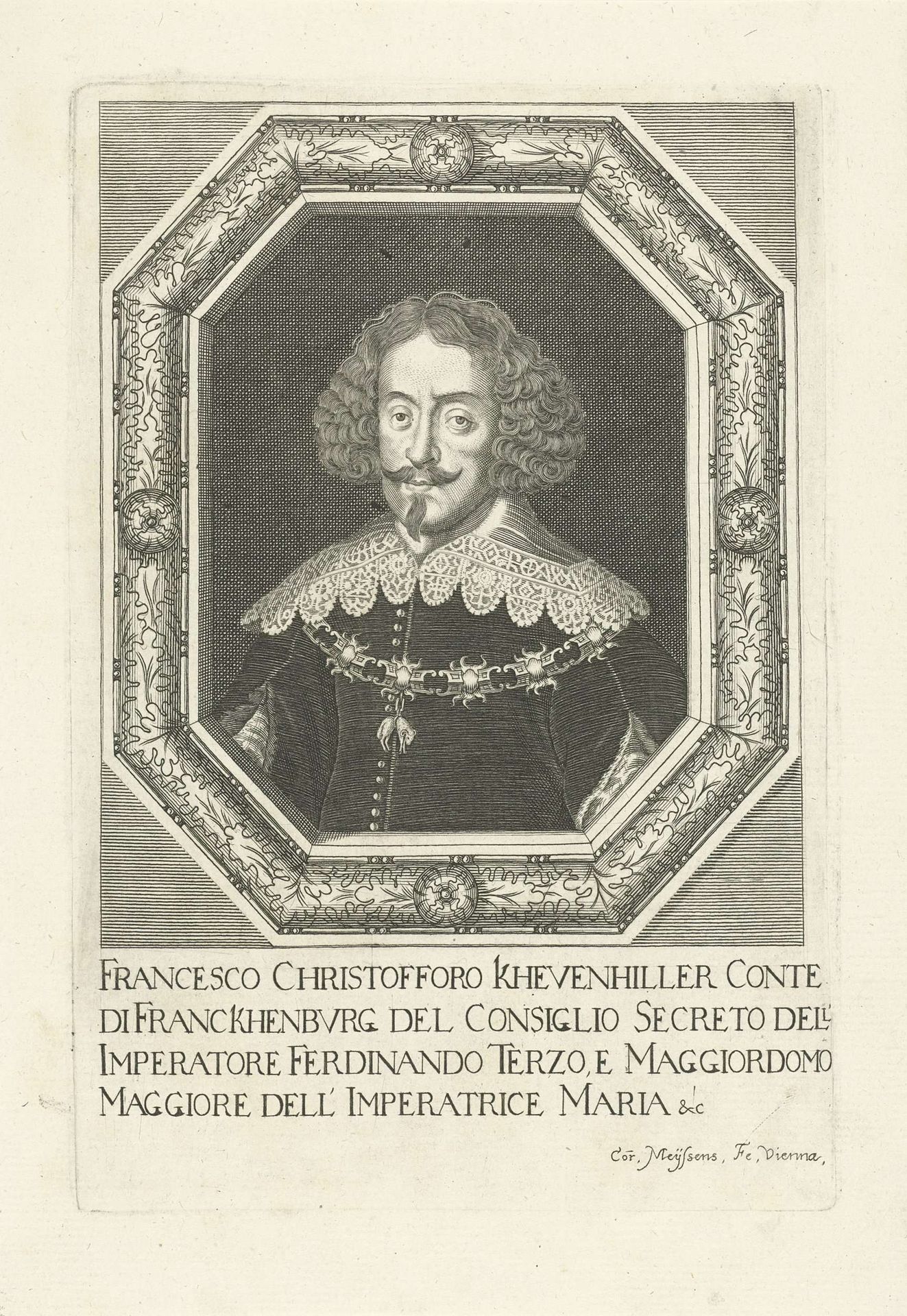 Portret van Franz Christoph von Khevenhüller by Cornelis Meyssens