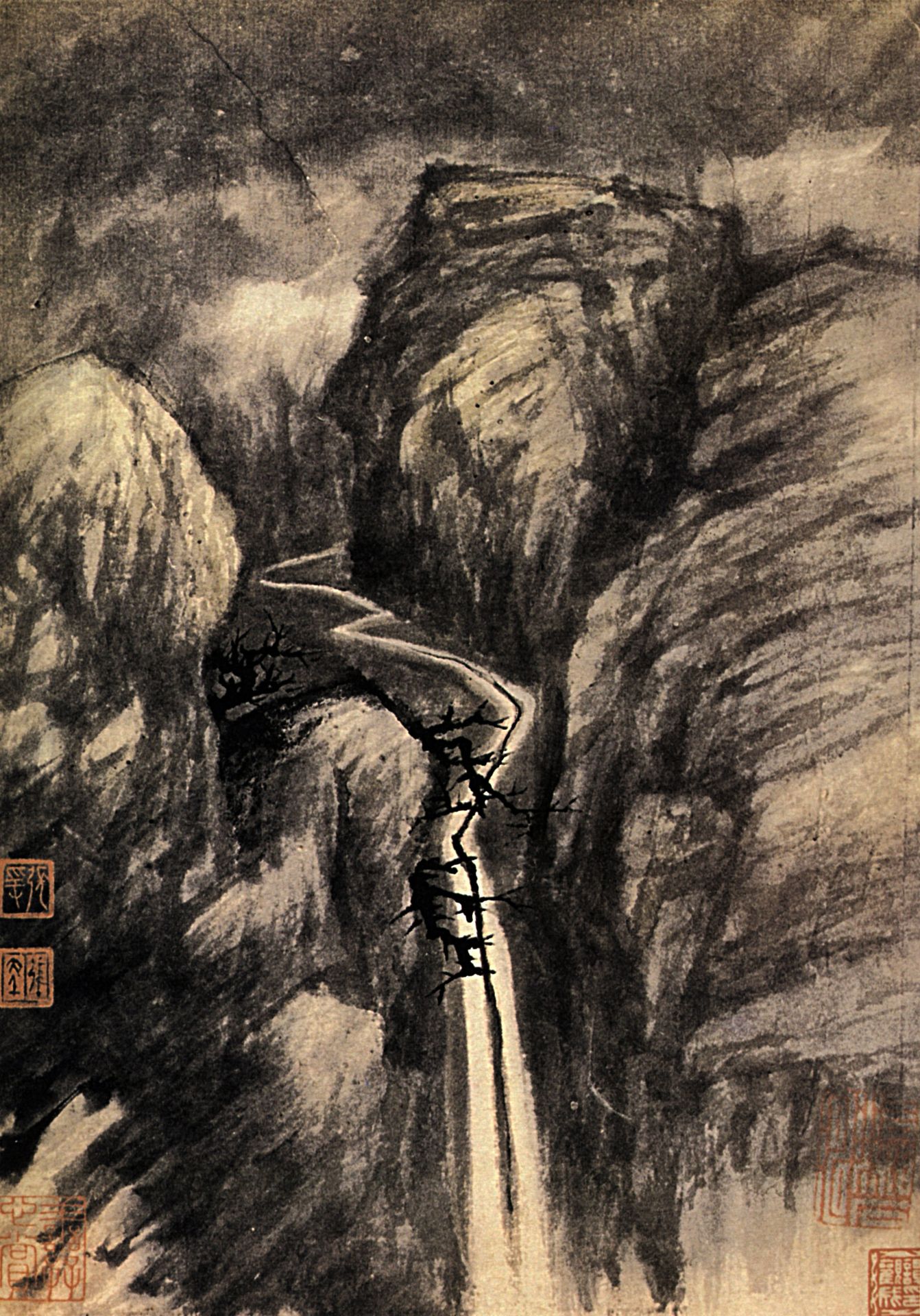 La Grande Cascade by Shitao