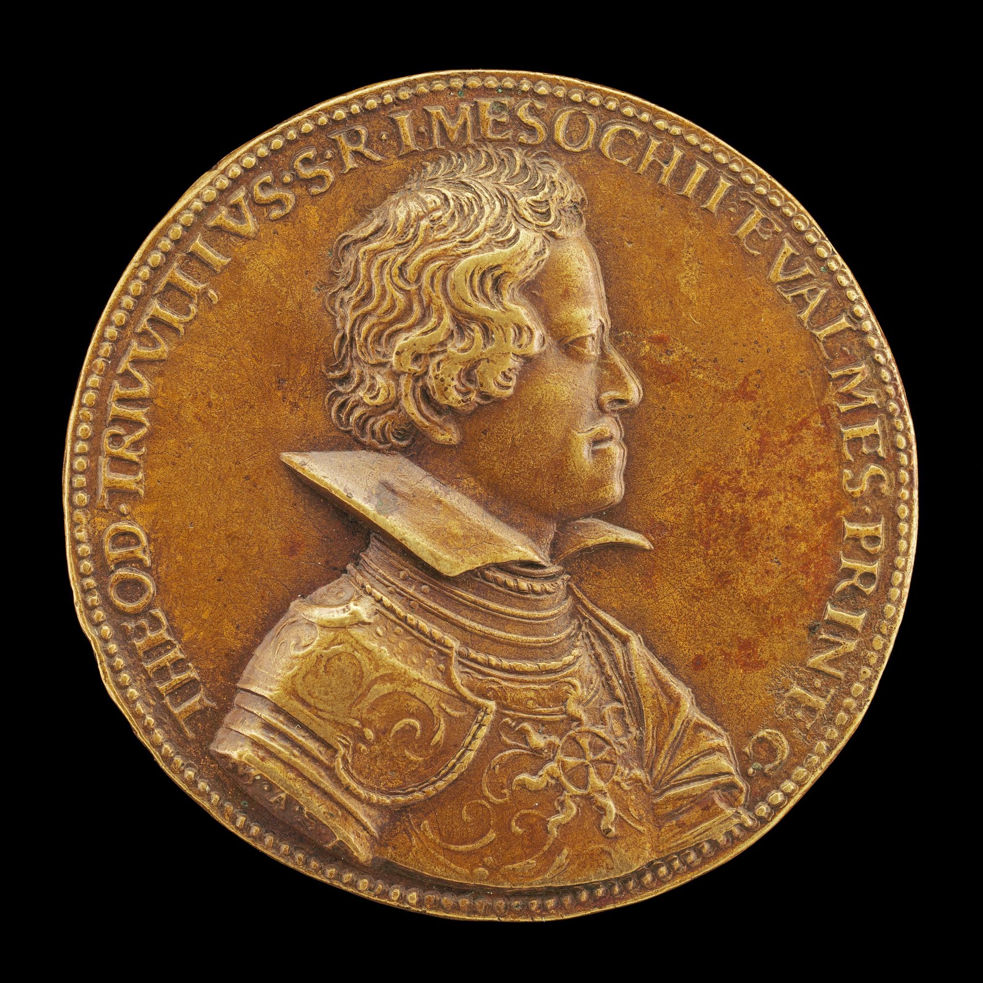 Teodoro Trivulzio, 1597-1657, Prince of the Holy Roman Empire, Count of Mesocco and Valle Misolcina 1622 by Master M.A.S.