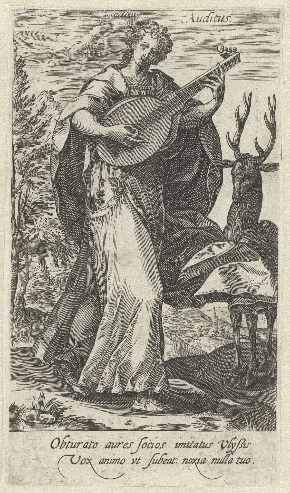 Gehoor by Hendrick Goltzius