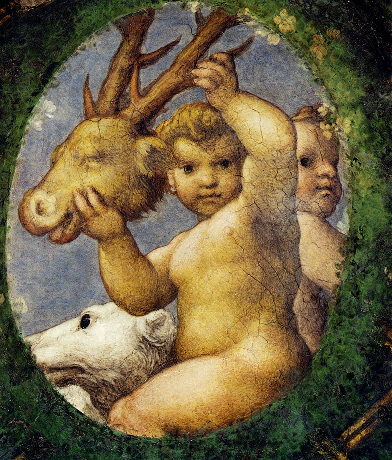 Putto With Hunting Trophy by Correggio