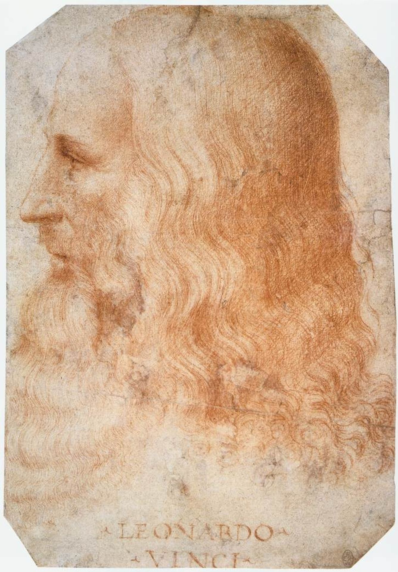 Portrait of Leonardo da Vinci by Francesco Melzi