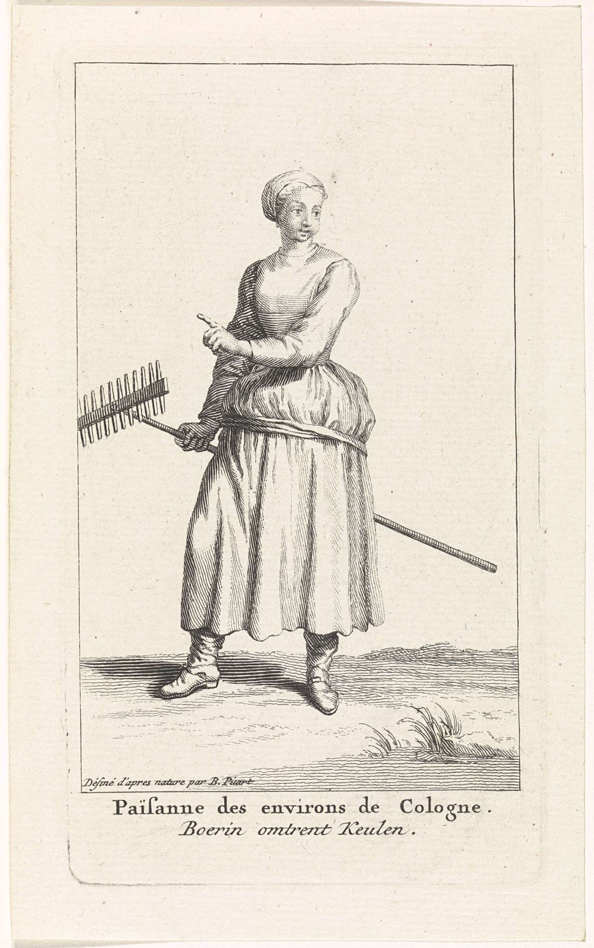 Boerin uit Keulen by Bernard Picart