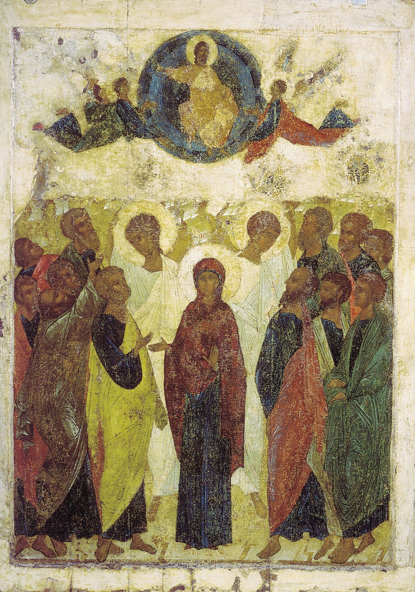 Ascension of Jesus by Andrei Rublev