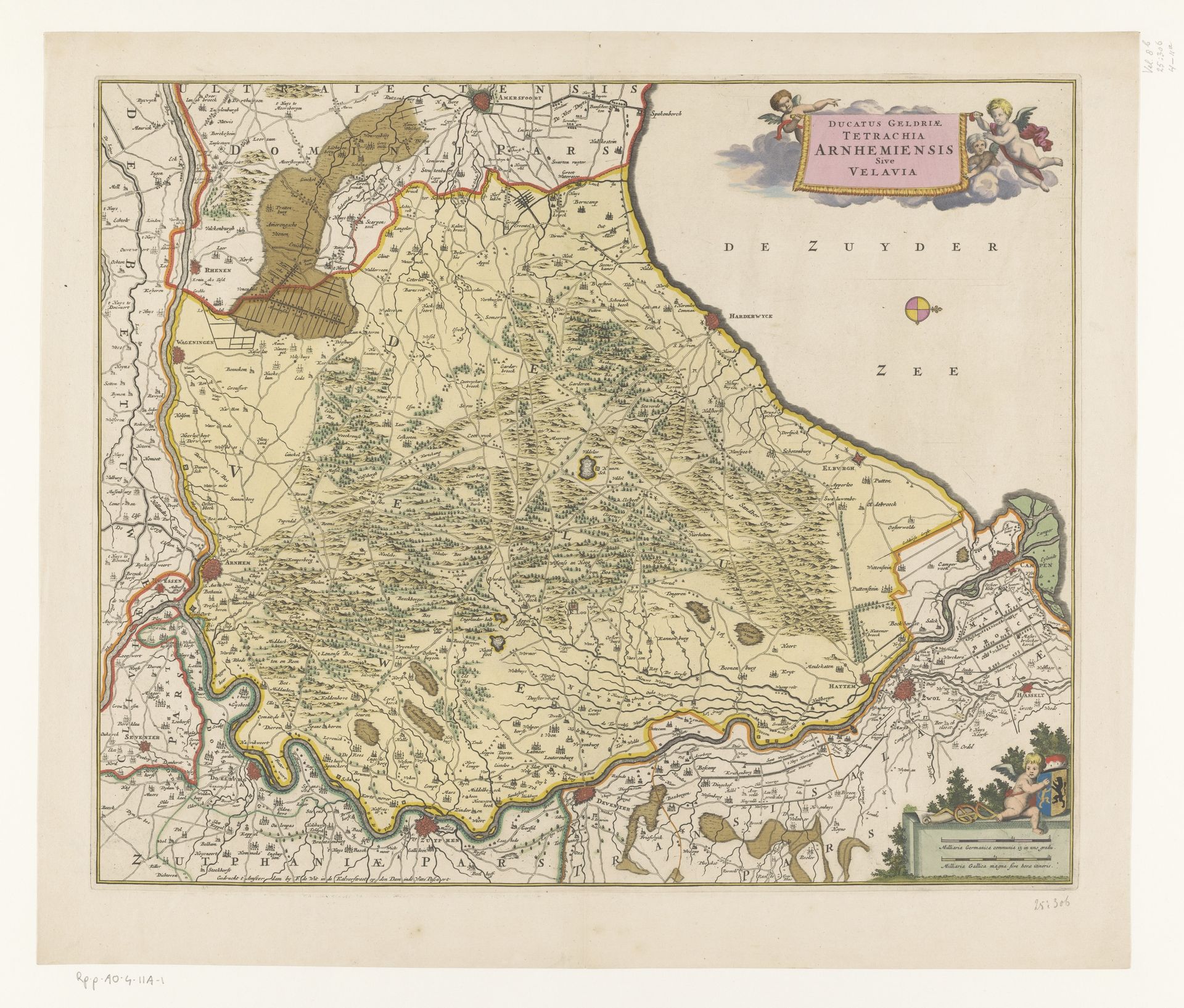 Kaart van de Veluwe by Anonymous
