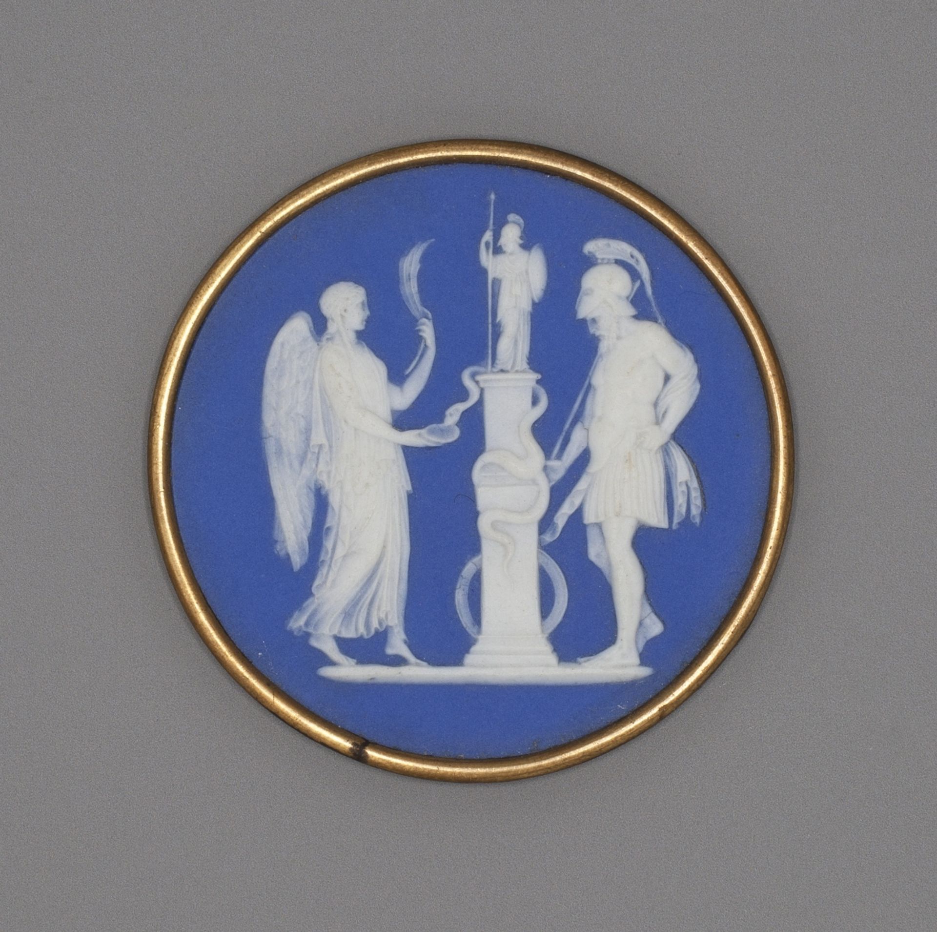 Medallion with Warrior and Priestess by Wedgwood Manufactory