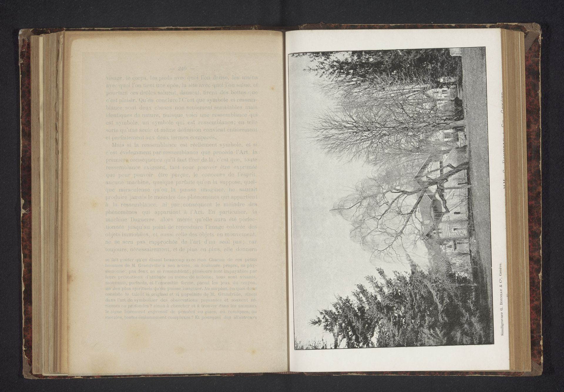 Gezicht op een woning en bomen by Bonneau & Co.