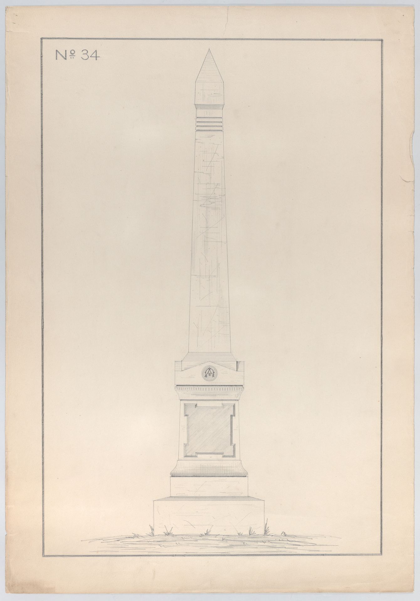 Obelisk Grave Monument, No. 84 by Alexander Maxwell