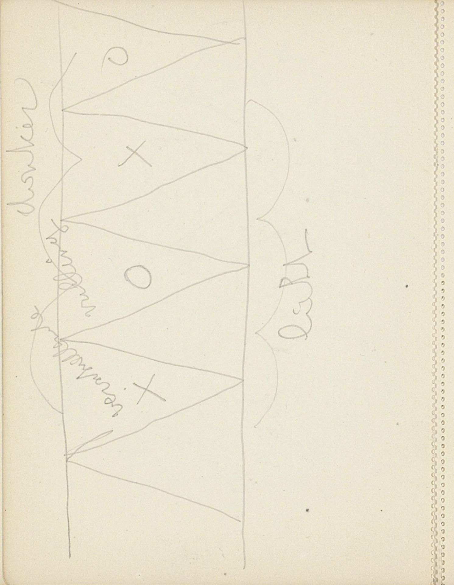 Decoratief patroon met driehoeken by Reijer Stolk