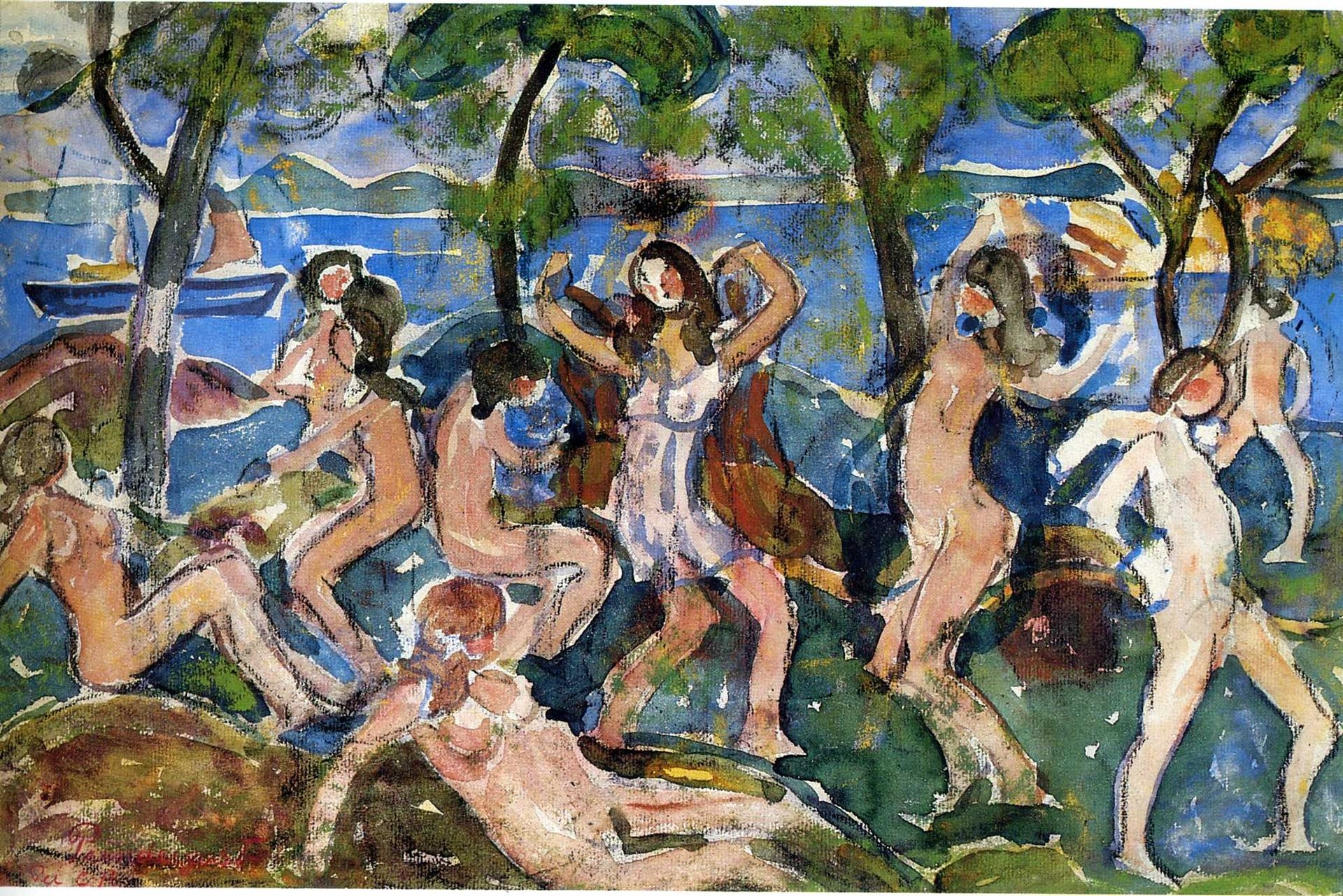 Bathers by Maurice Prendergast