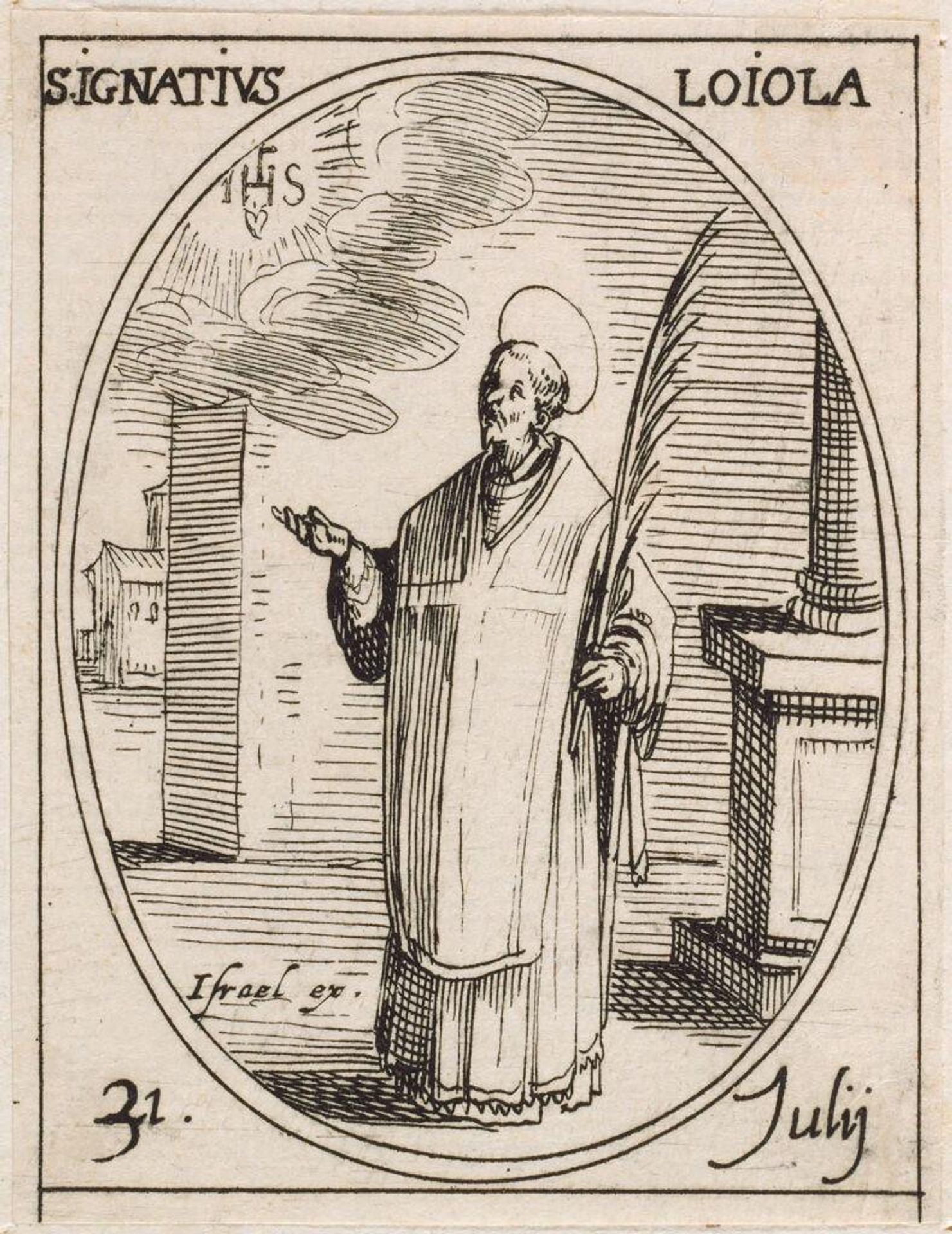 Saint Ignatius of Loyolla by Jacques Callot