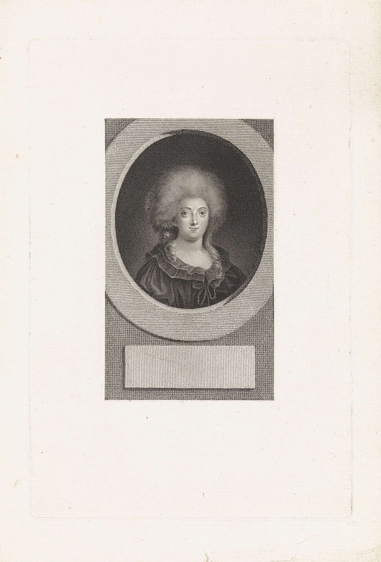 Portret van Elisabeth Philippine Marie Helene, prinses van Frankrijk by Ludwig Gottlieb Portman