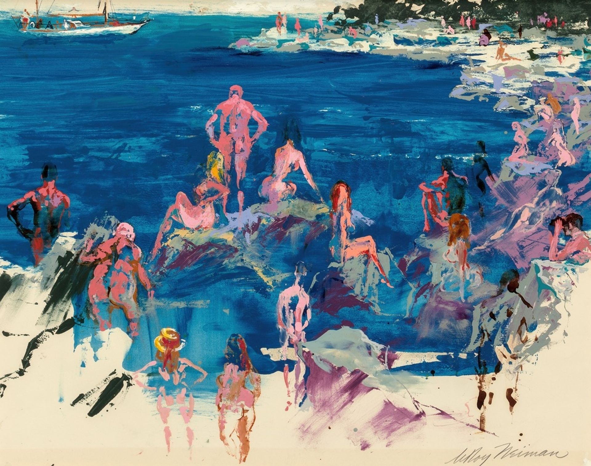 Mahl, Yugoslovia by LeRoy Neiman