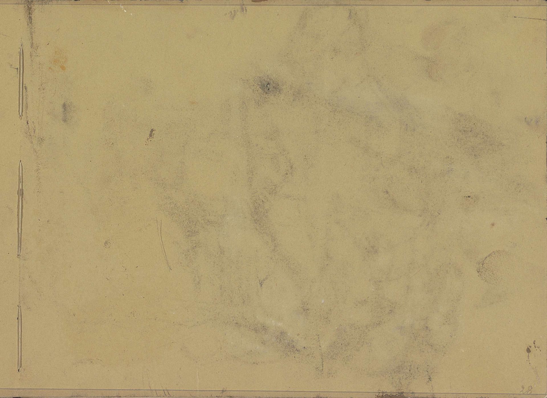 Abklatsch van de krijttekening op blad 27 verso by Isaac Israels