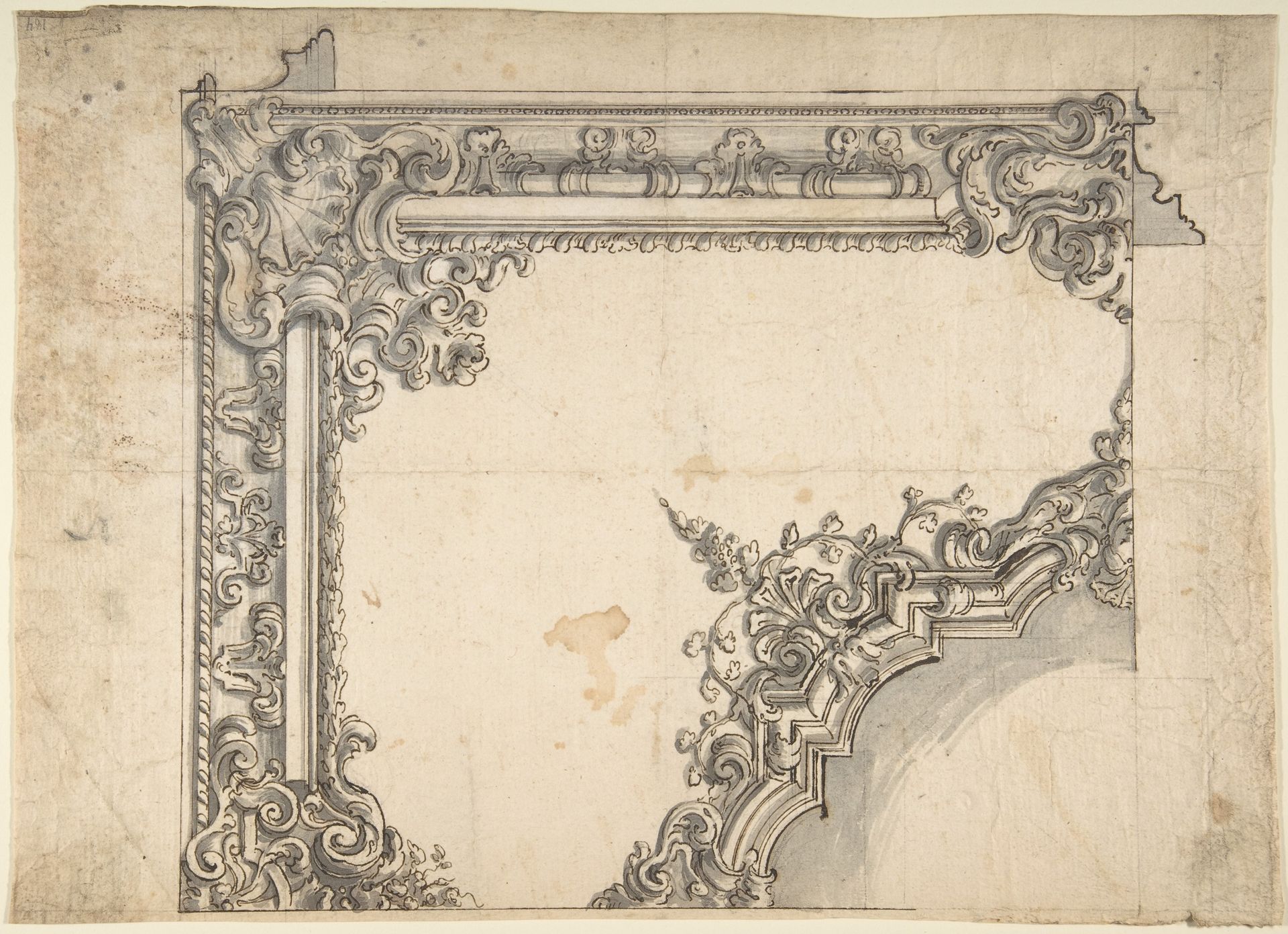 Design for One Quarter of a Ceiling by Anonymous
