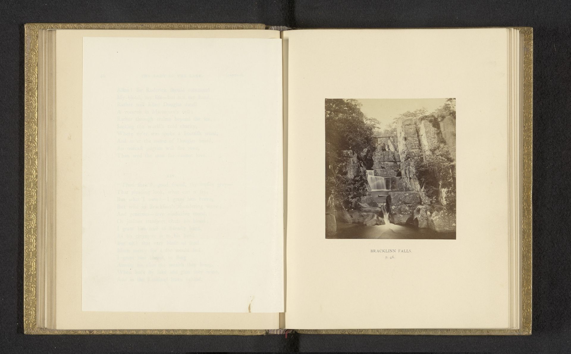Bracklinn Falls bij Callander by Thomas Ogle