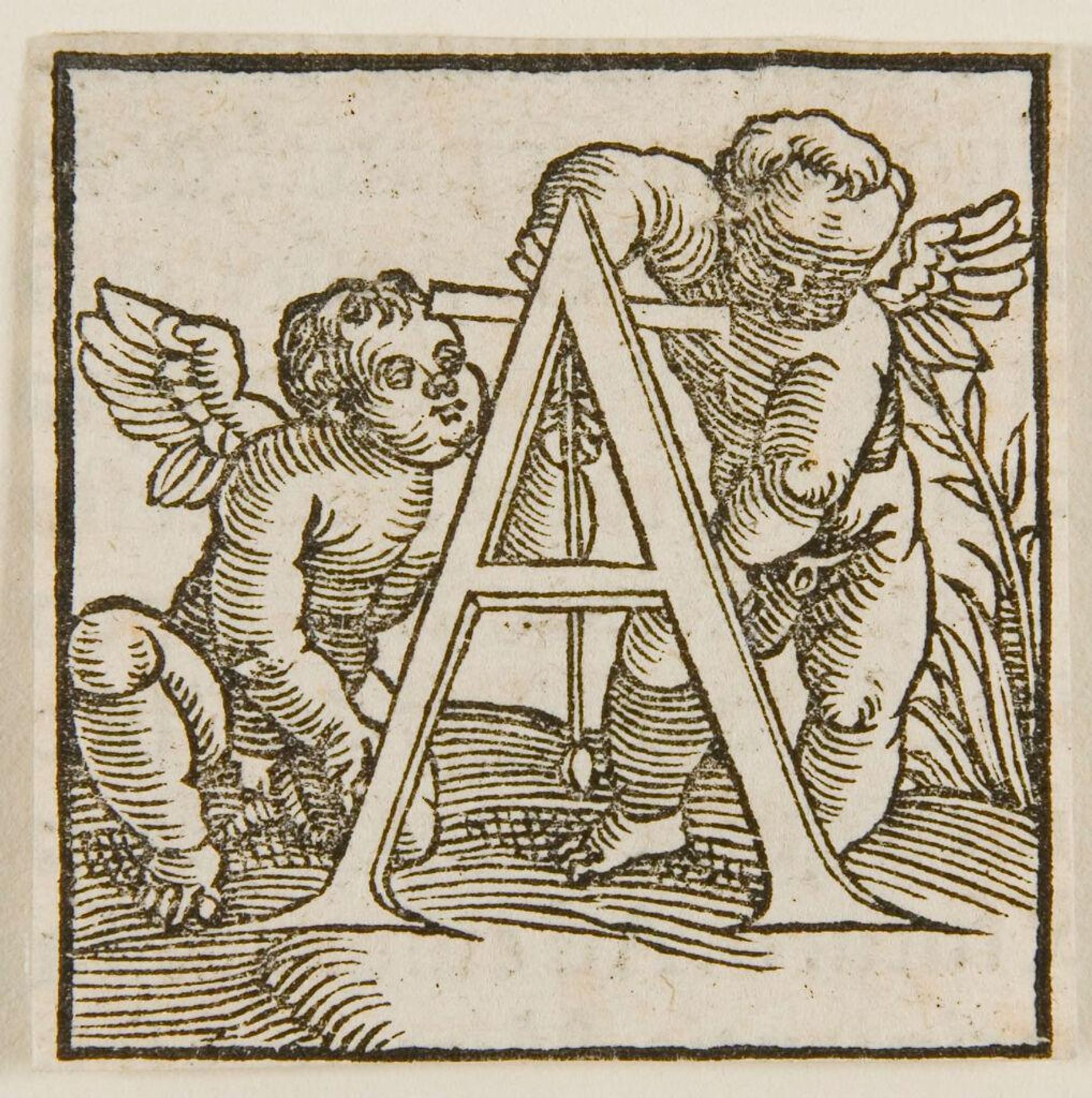 Letter A by Anton Woensam von Worms