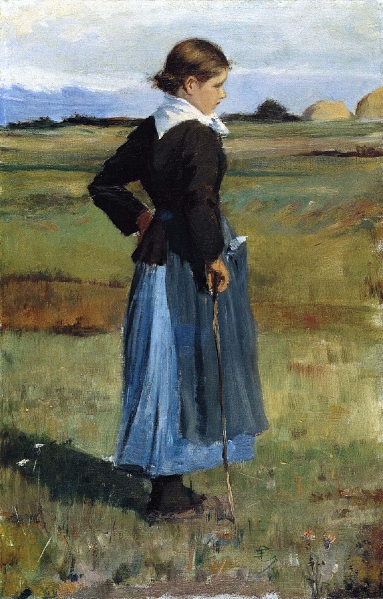 French Peasant Girl by Childe Hassam