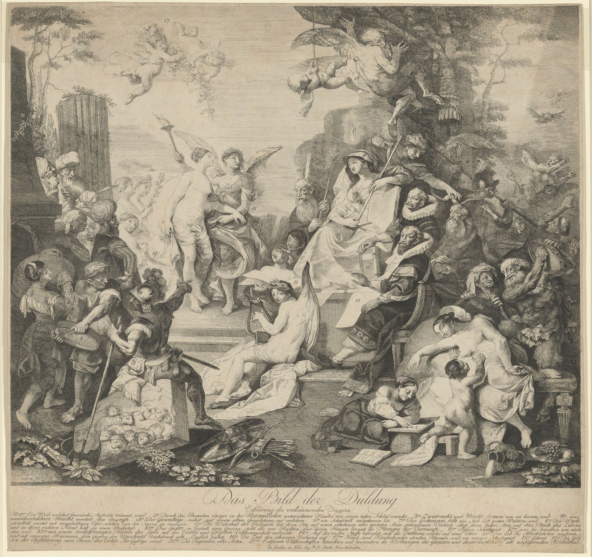Das Bild der Düldung (Allegory of Tolerance) by Franz Anton Maulbertsch