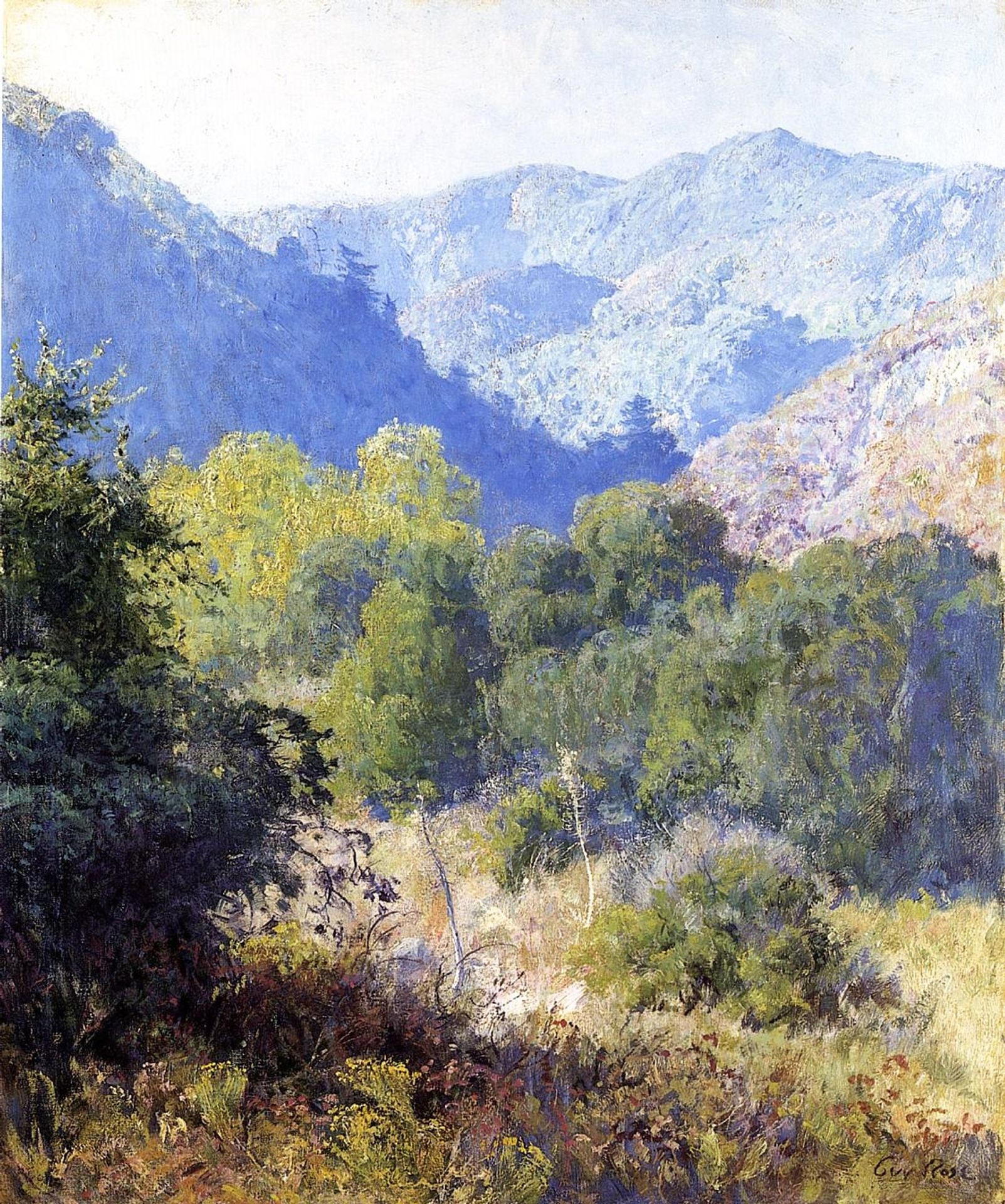 View in the San Gabriel Mountains by Rose O'Neill