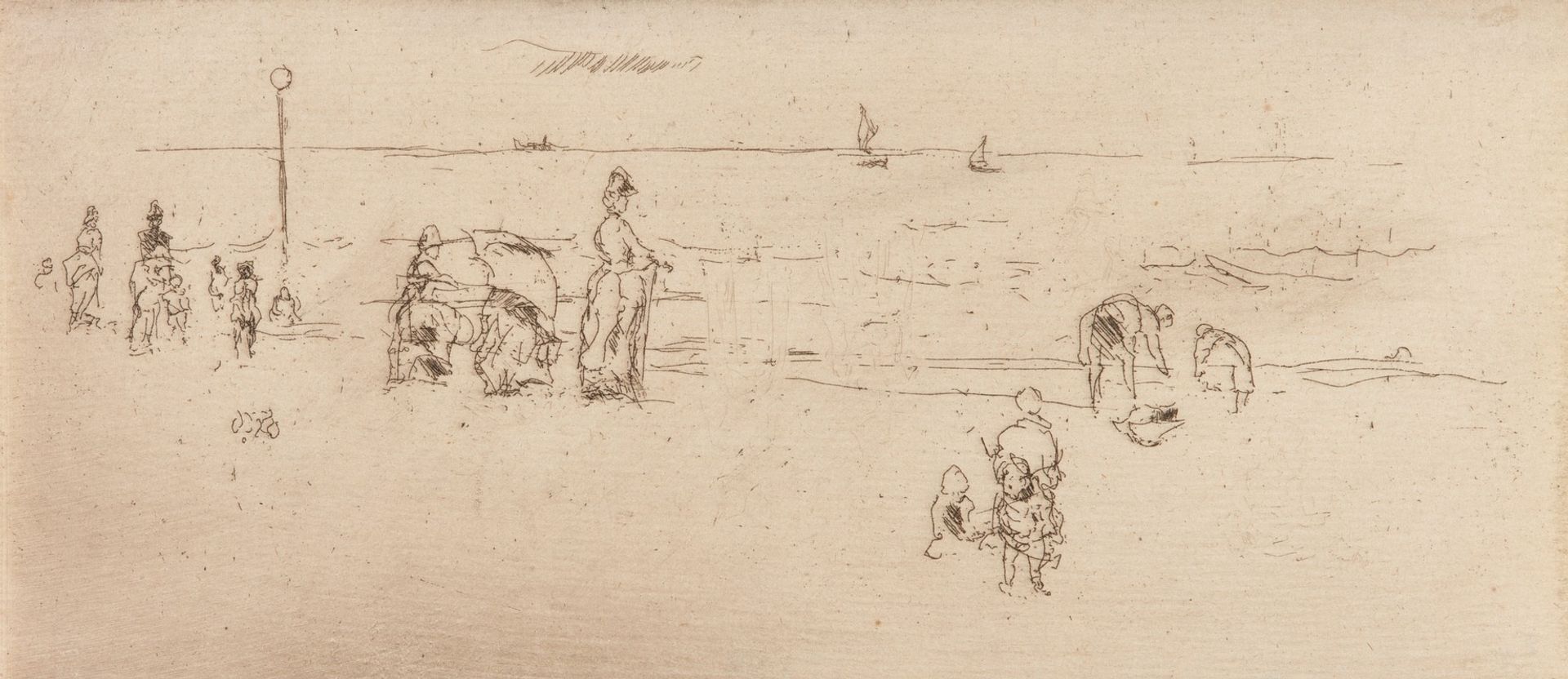 The Beach, Ostend by James Abbott McNeill Whistler