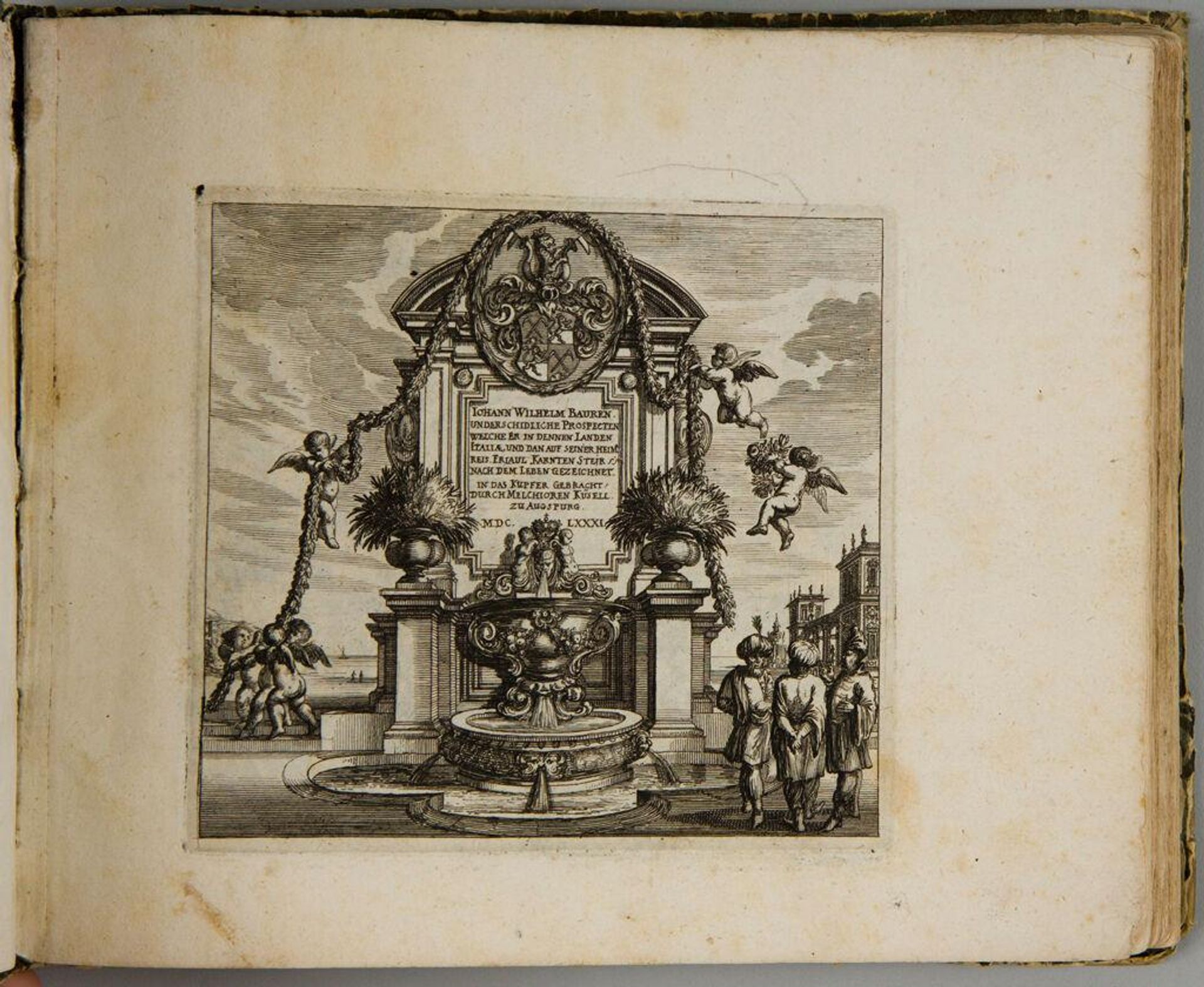 Album of Views after Johann Wilhelm Baur and other artists by Melchior KÃ¼sel