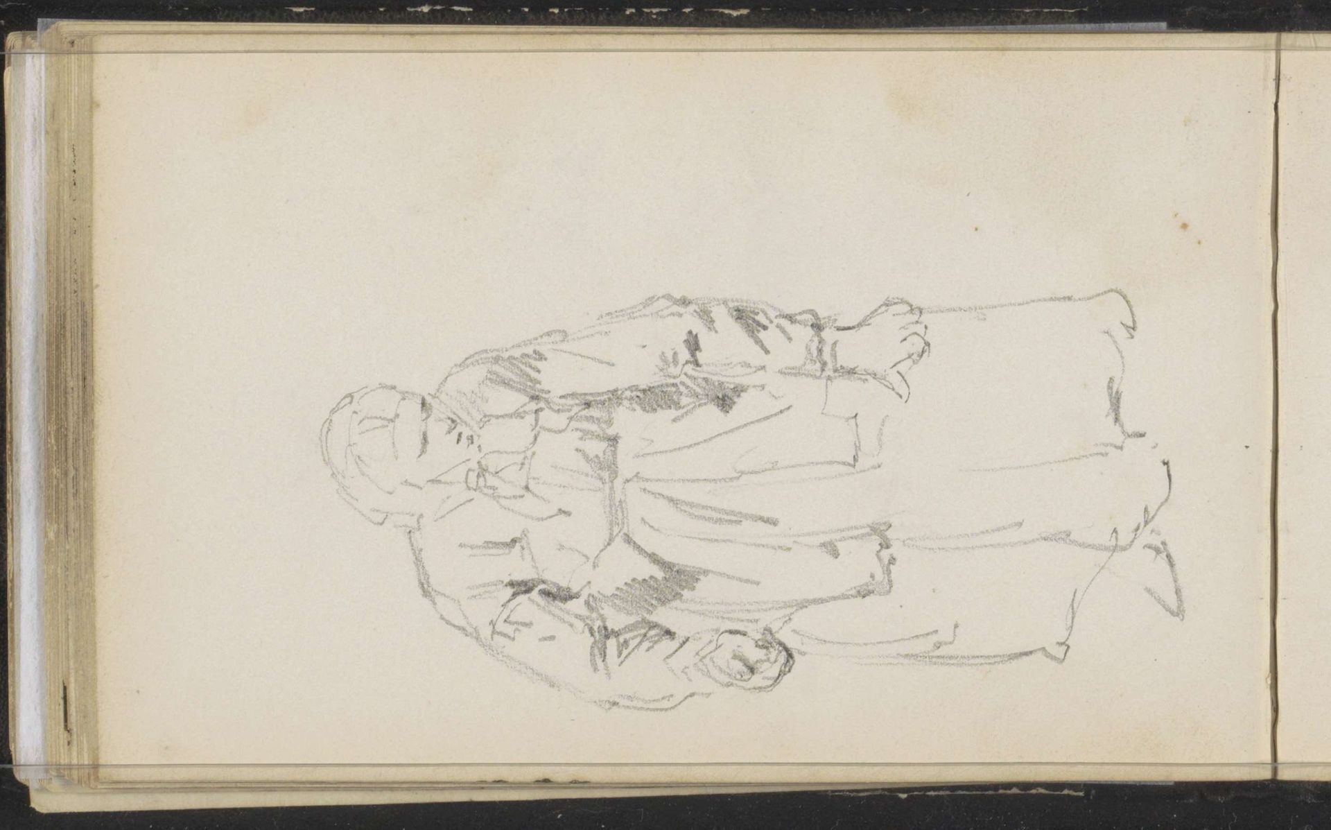 Figuurstudie by Cornelis Springer