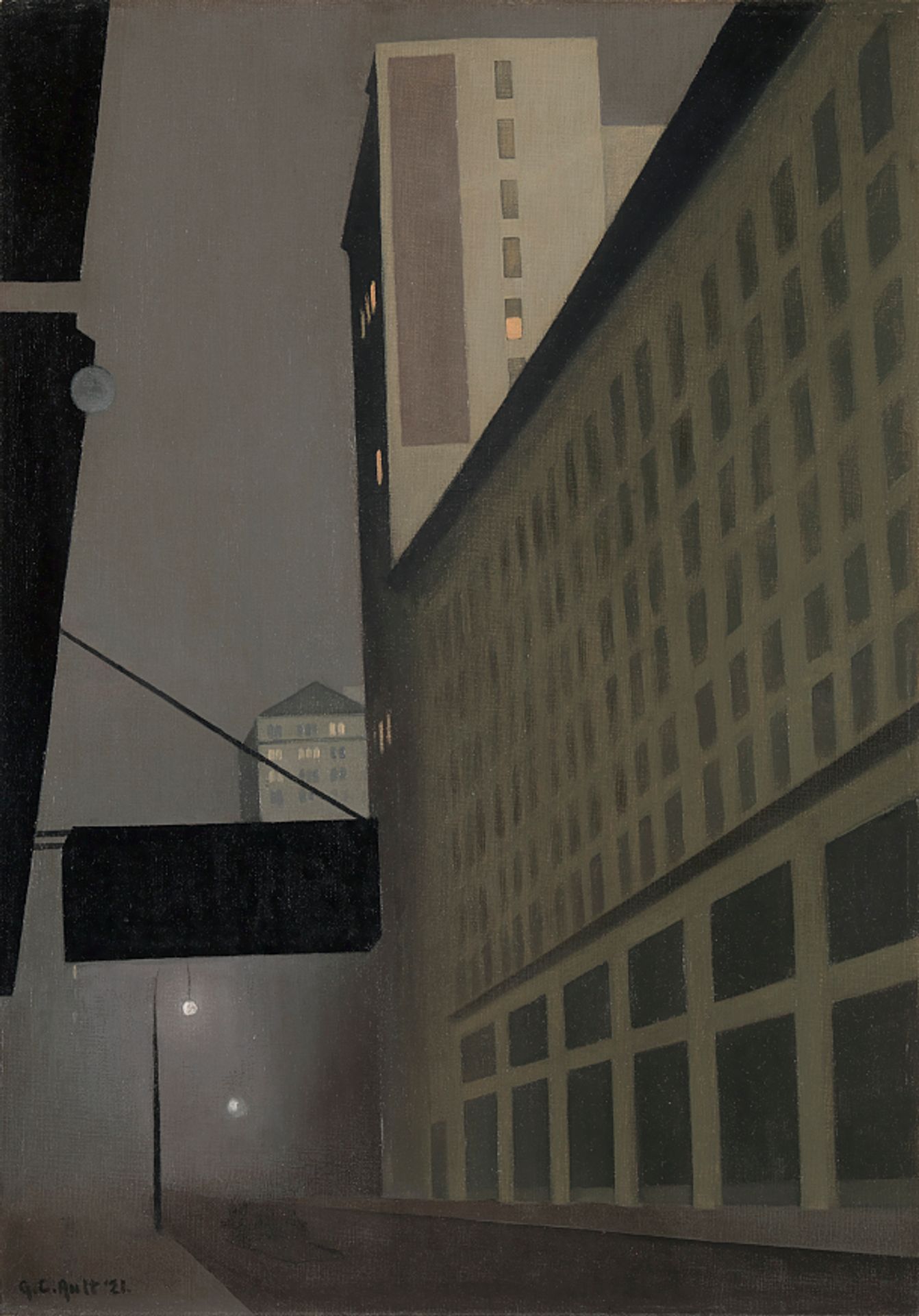 New York Night, No. 2 by George Ault