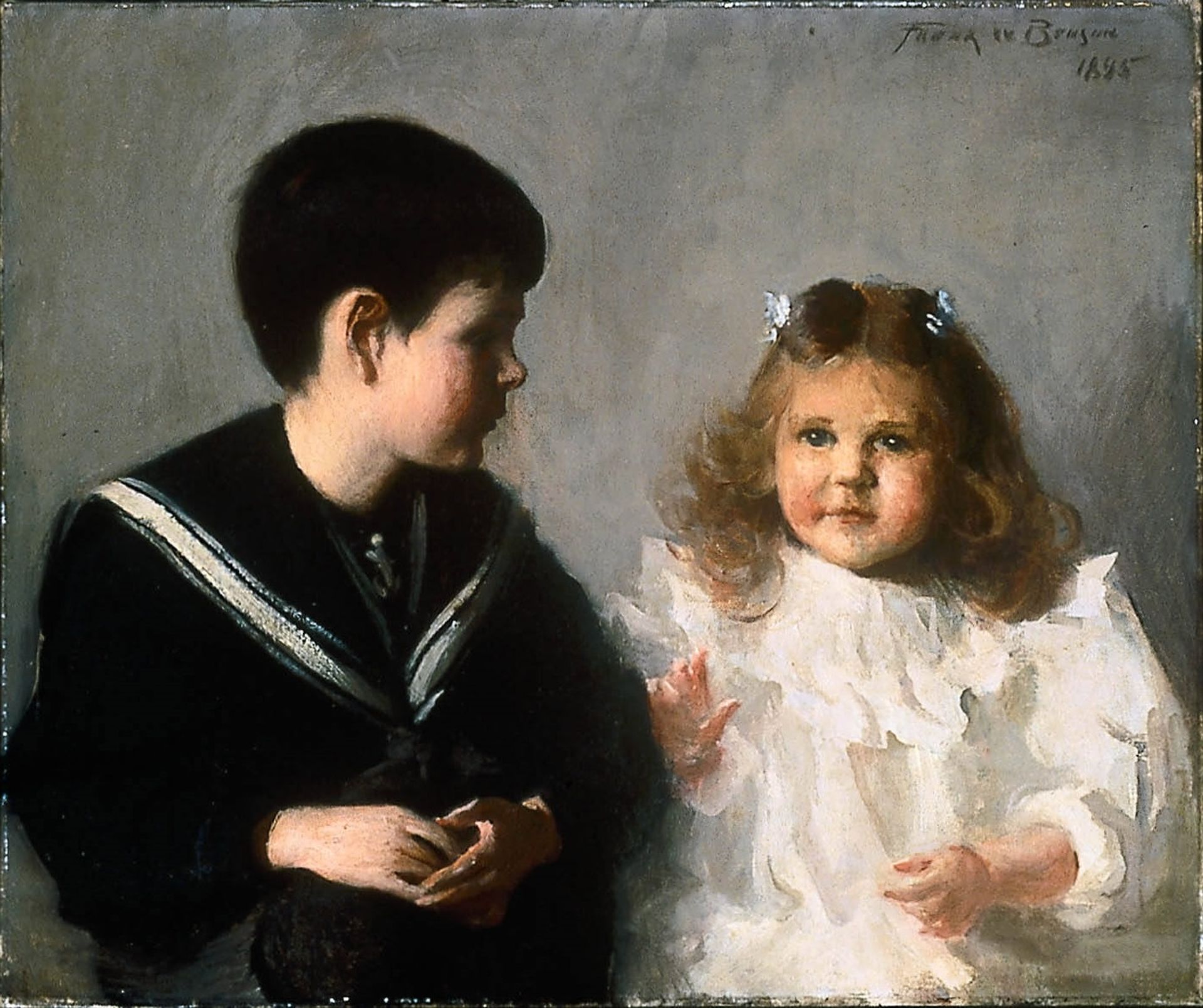 Harold D. Walker and Katherine M. Walker by Frank W. Benson