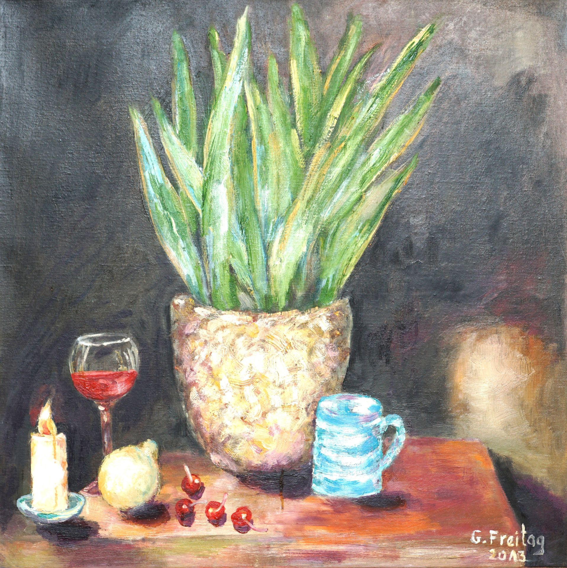 Still life with Sansevierie by Gazmend Freitag