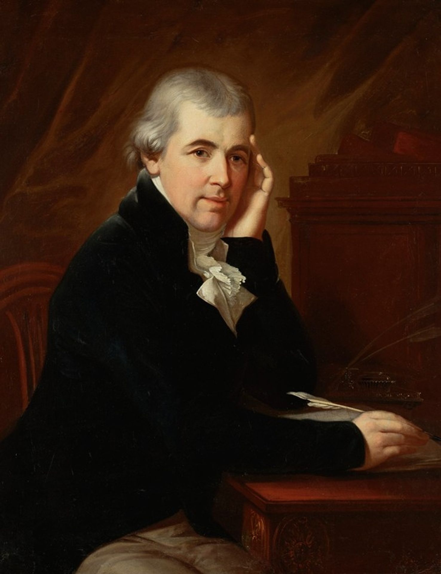 Portrait of a man by Johann Baptist von Lampi the Elder