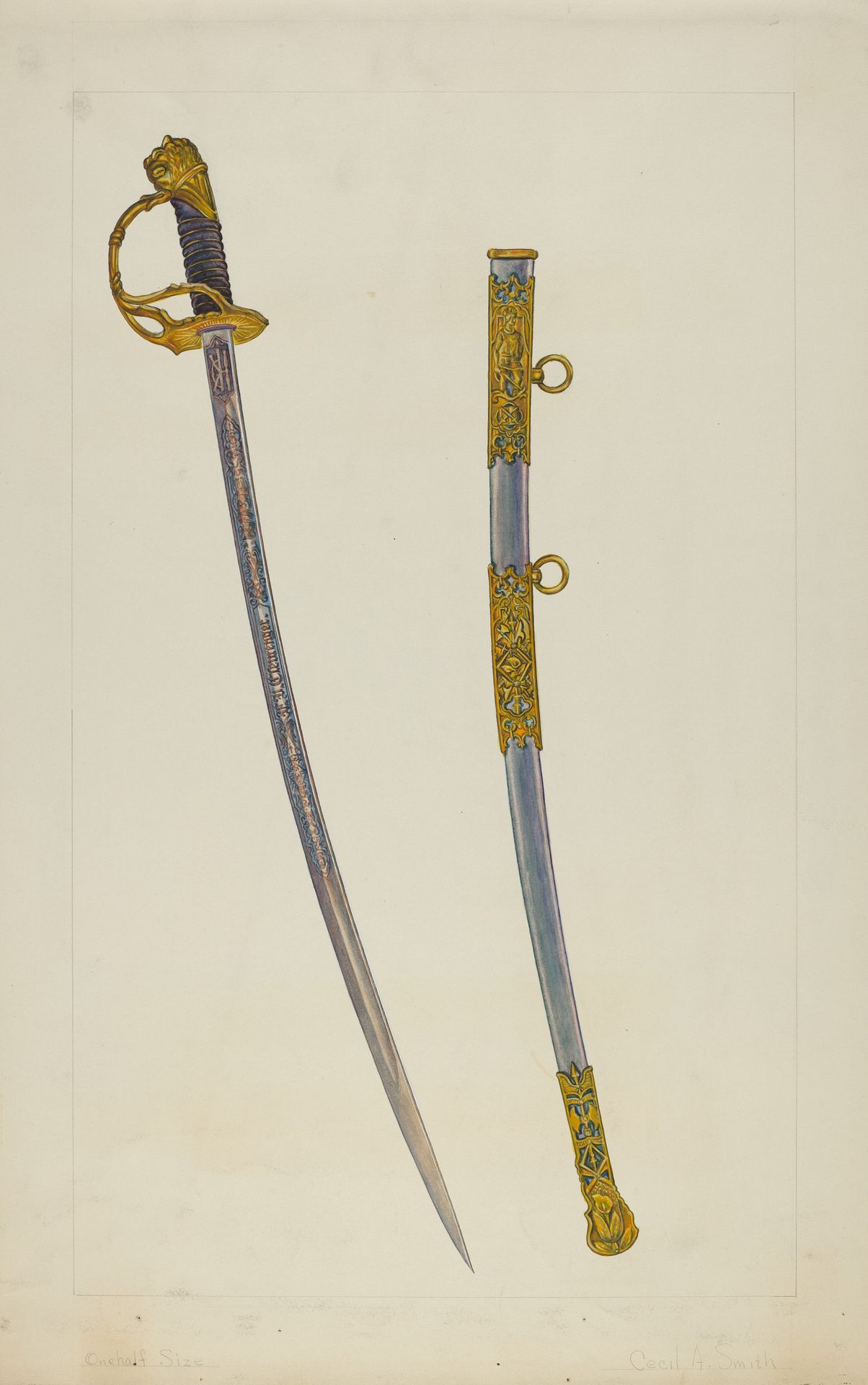 Sword and Sheath by Cecil Smith
