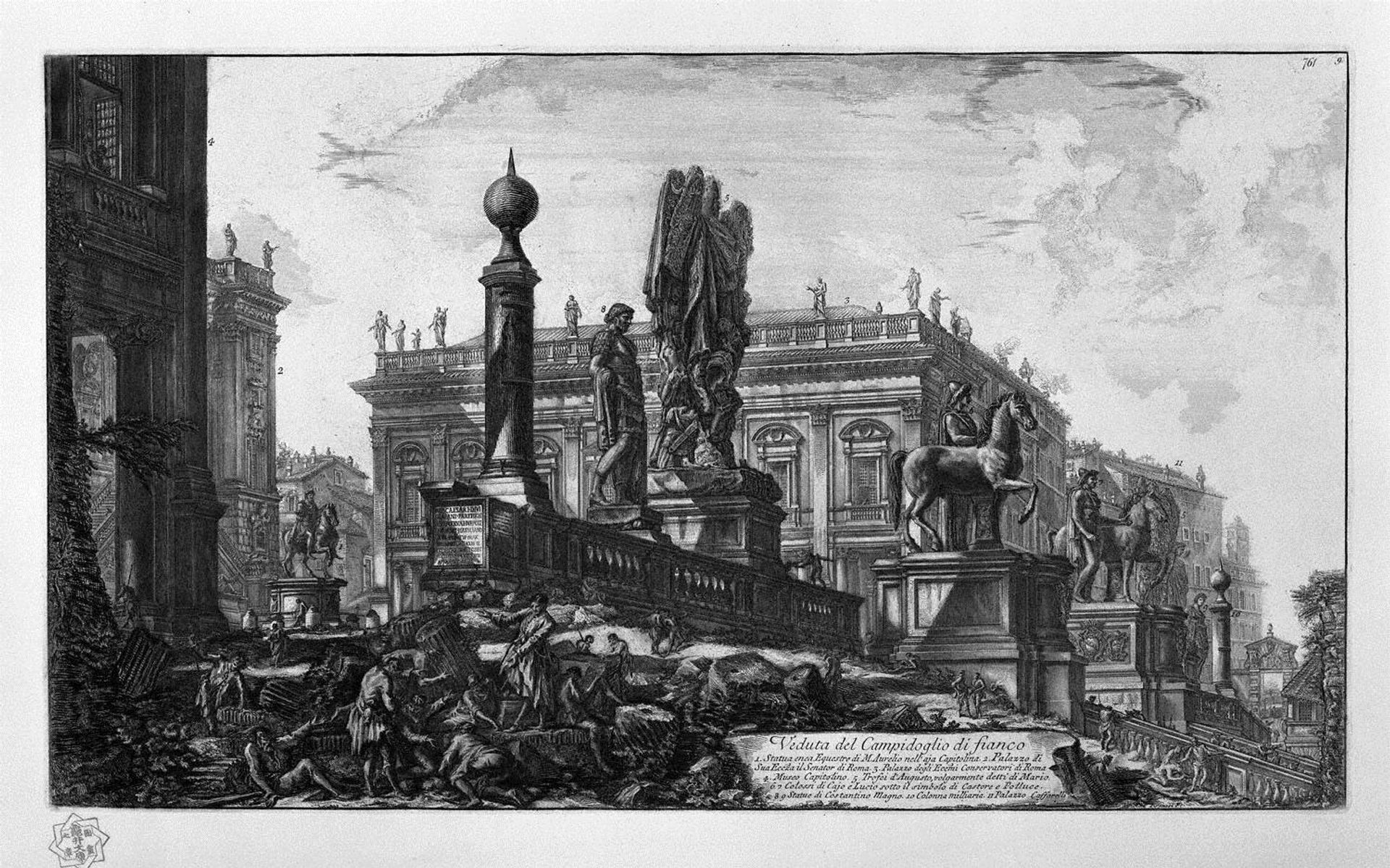 View of the Capitol by Giovanni Battista Piranesi