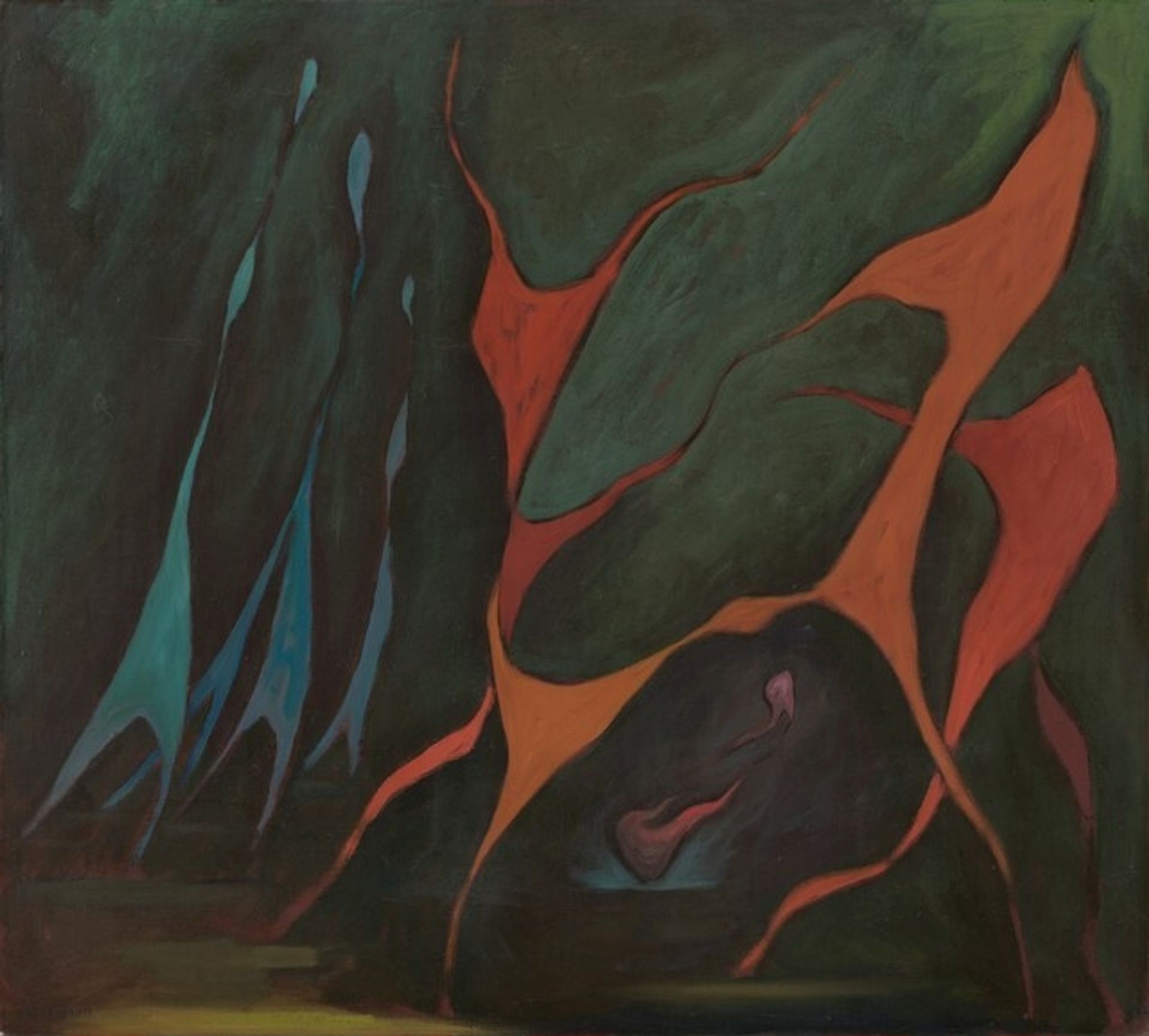Dancers - Magical Forms by Lorser Feitelson