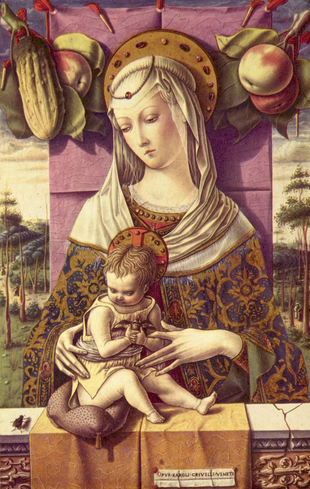 Mary with child by Carlo Crivelli