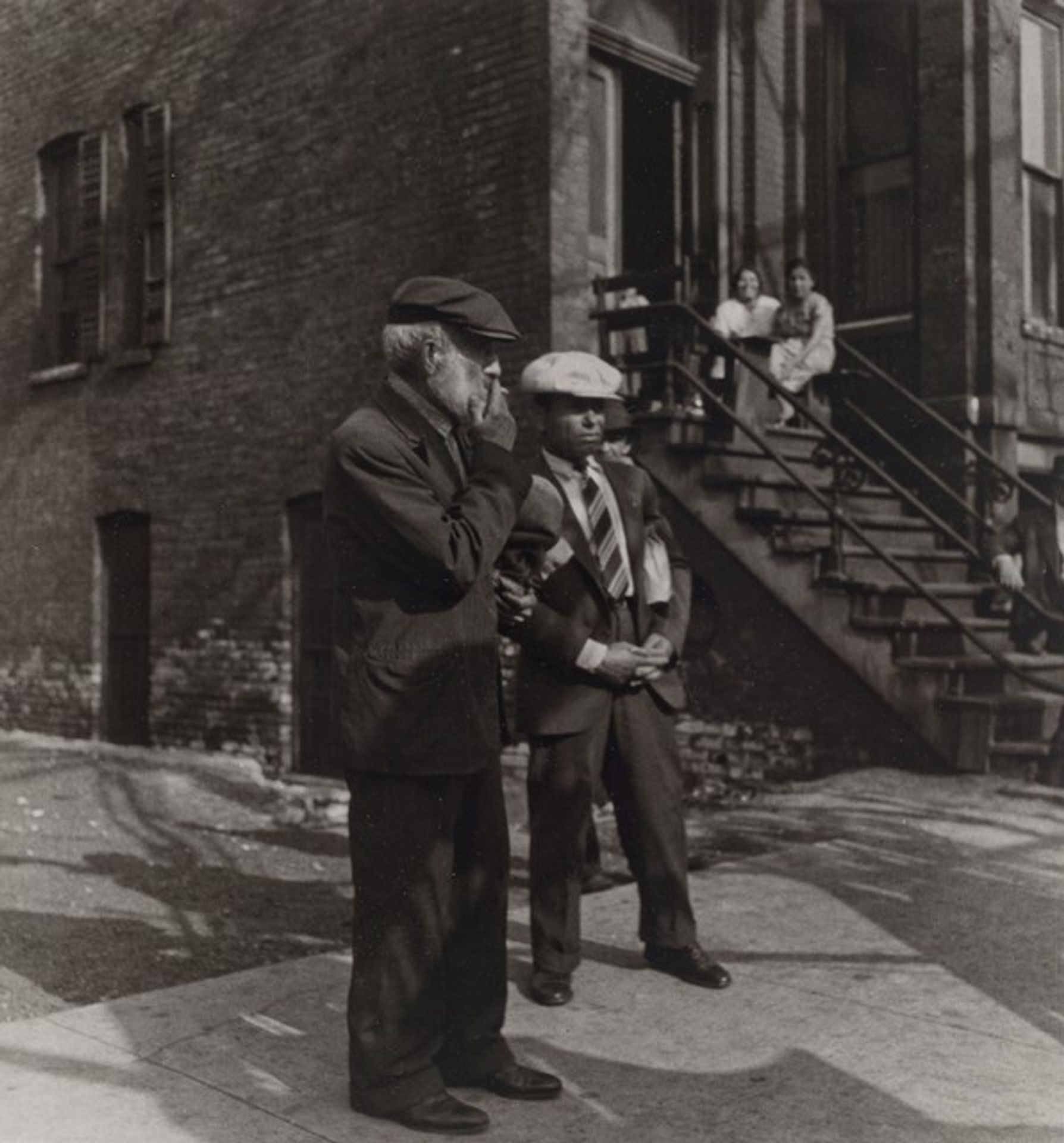 Two Men by Nathan Lerner
