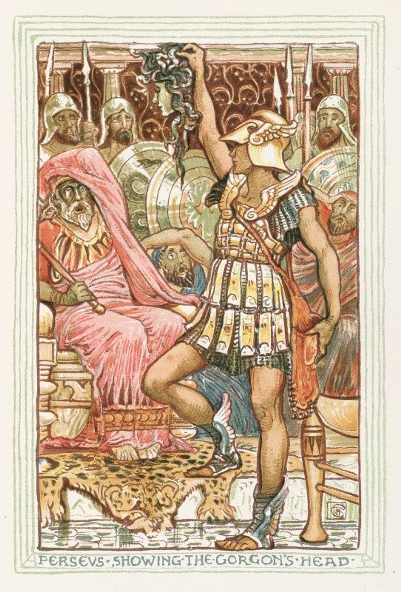Perseus Showing the Gorgon’s Head by Walter Crane