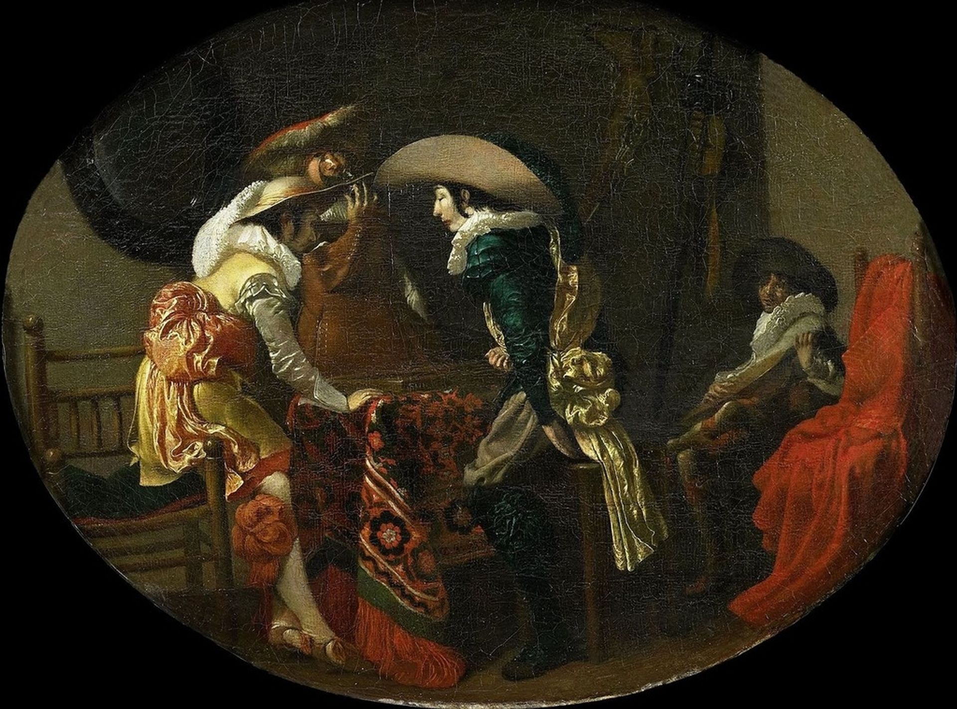 Officers Playing Tric Trac by Willem Cornelisz Duyster