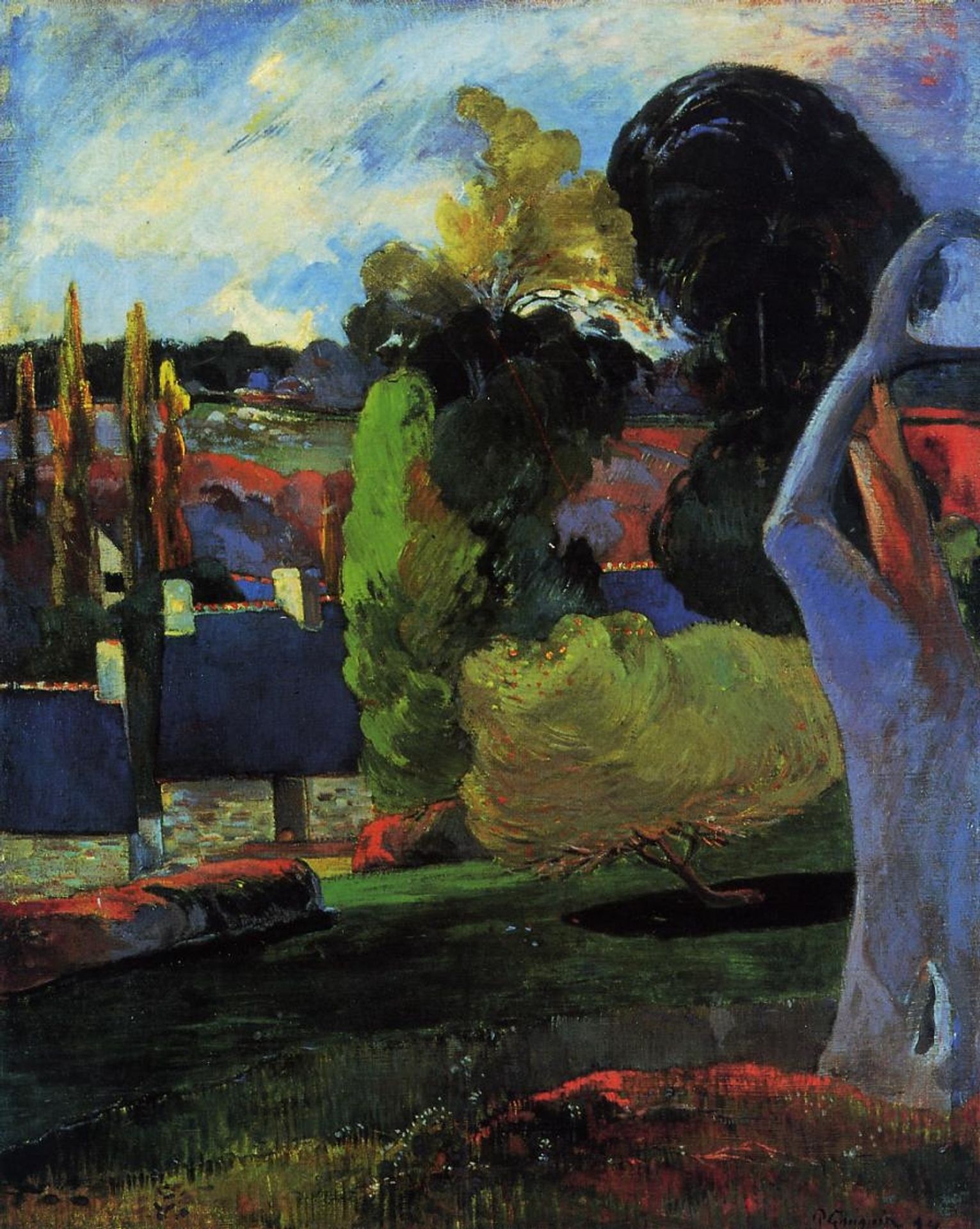 Farm in Brittany by Paul Gauguin
