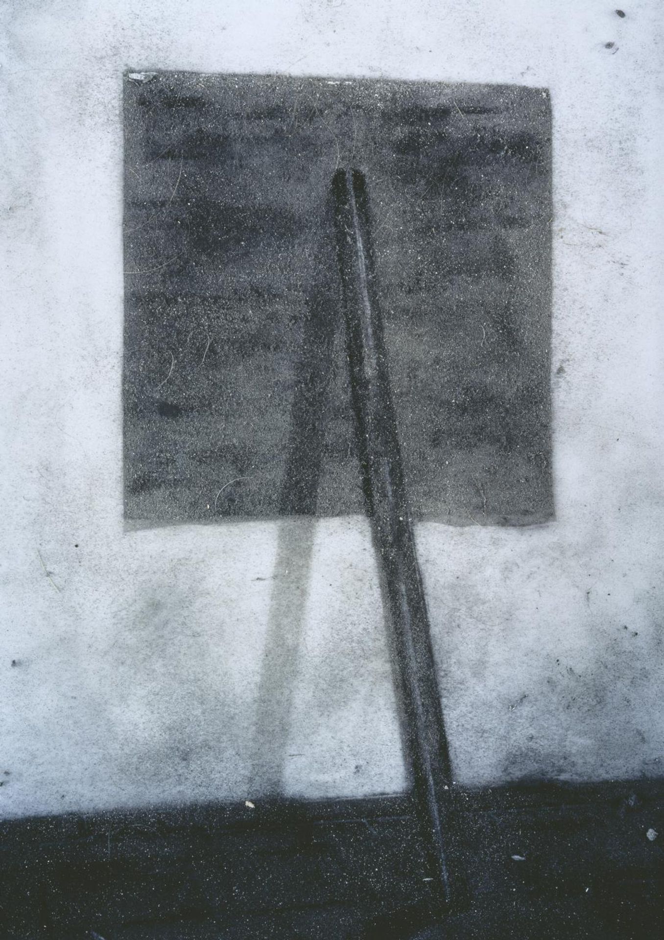 After Richard Serra, Prop, 1968 by Vik Muniz