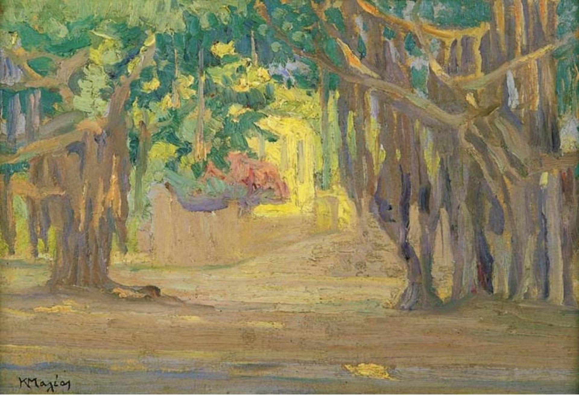 Trees at  Cairo by Konstantinos Maleas