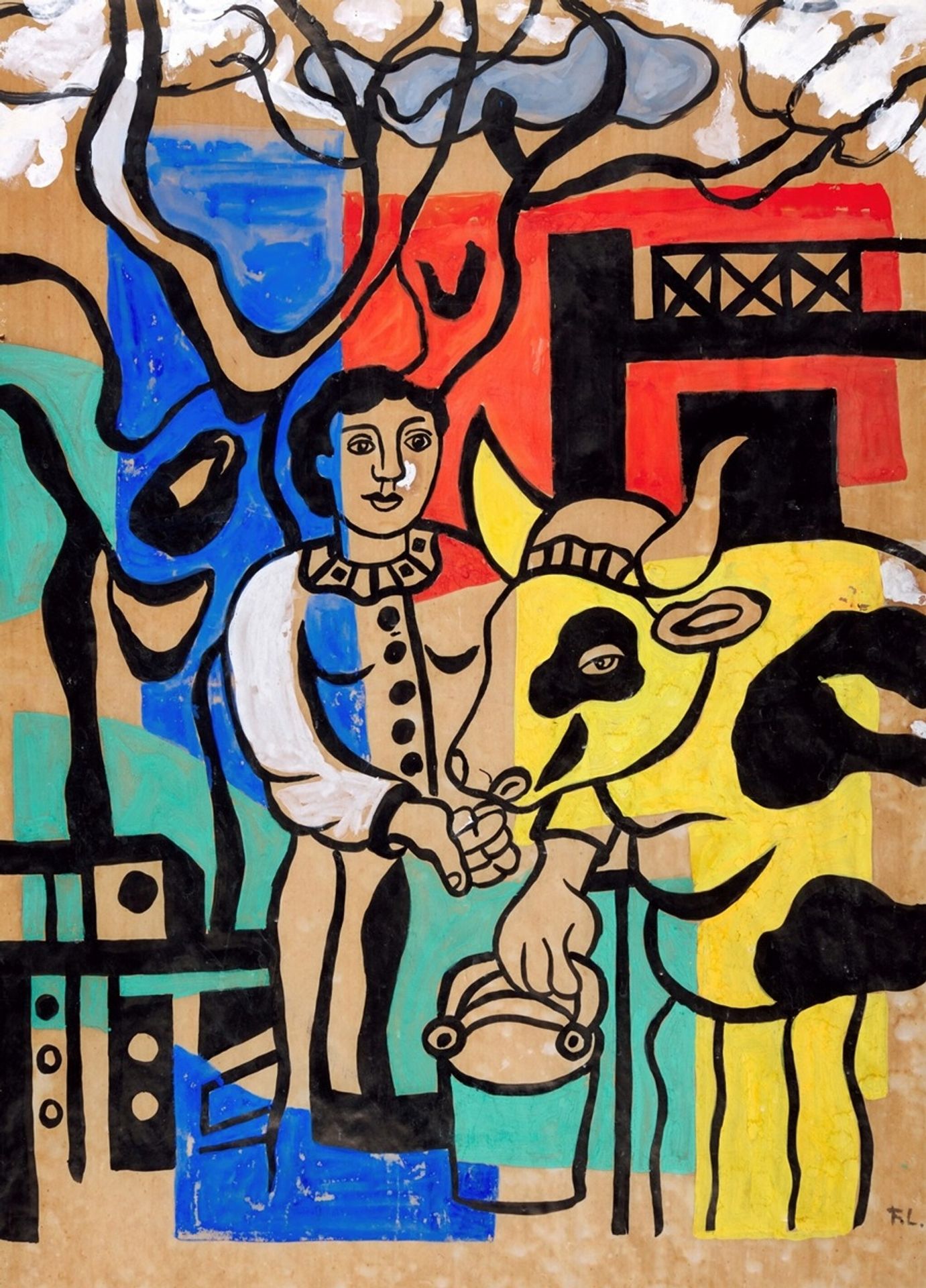 La fermière by Fernand Léger