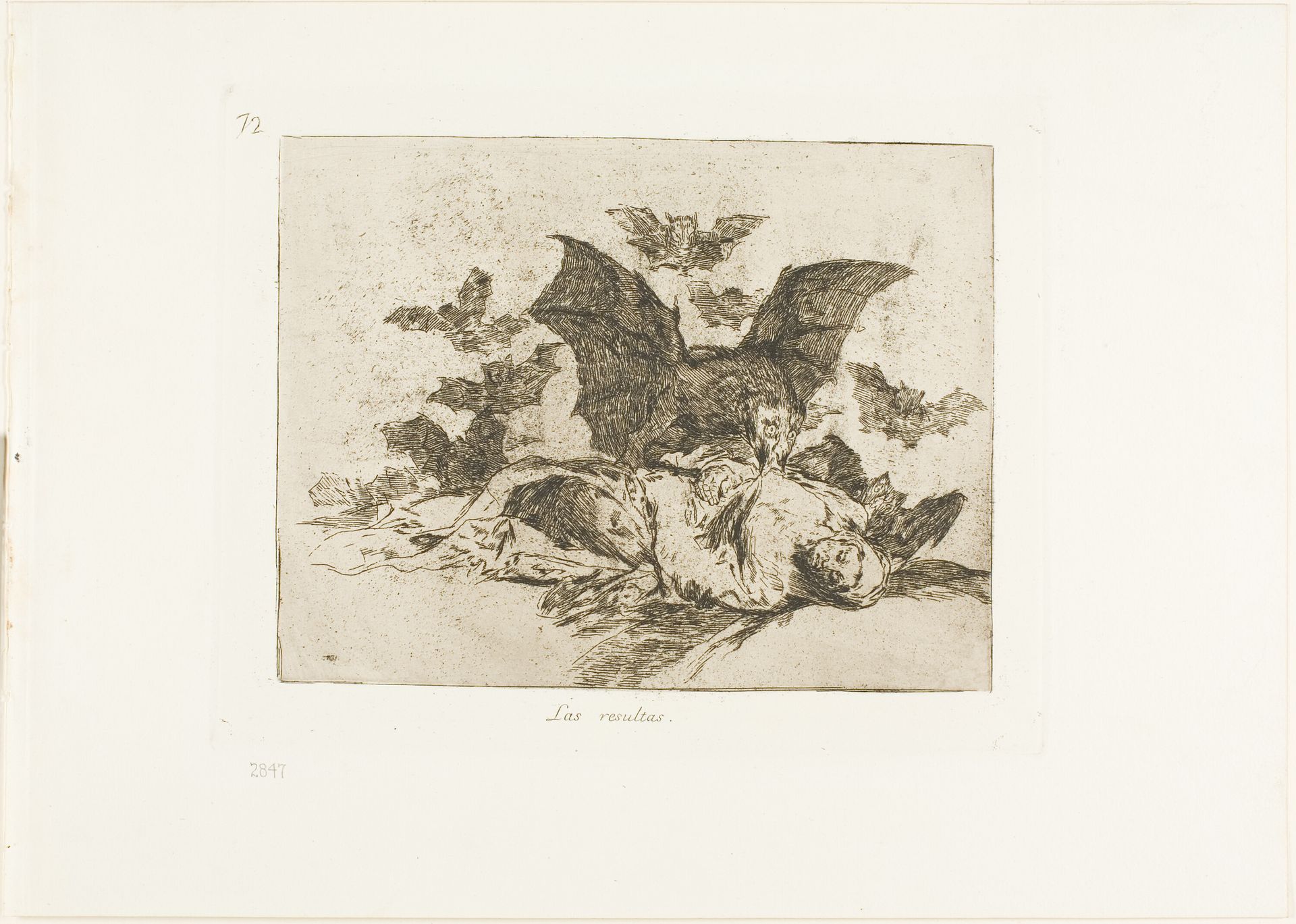 The Consequences, plate 72 from The Disasters of War by Francisco de Goya