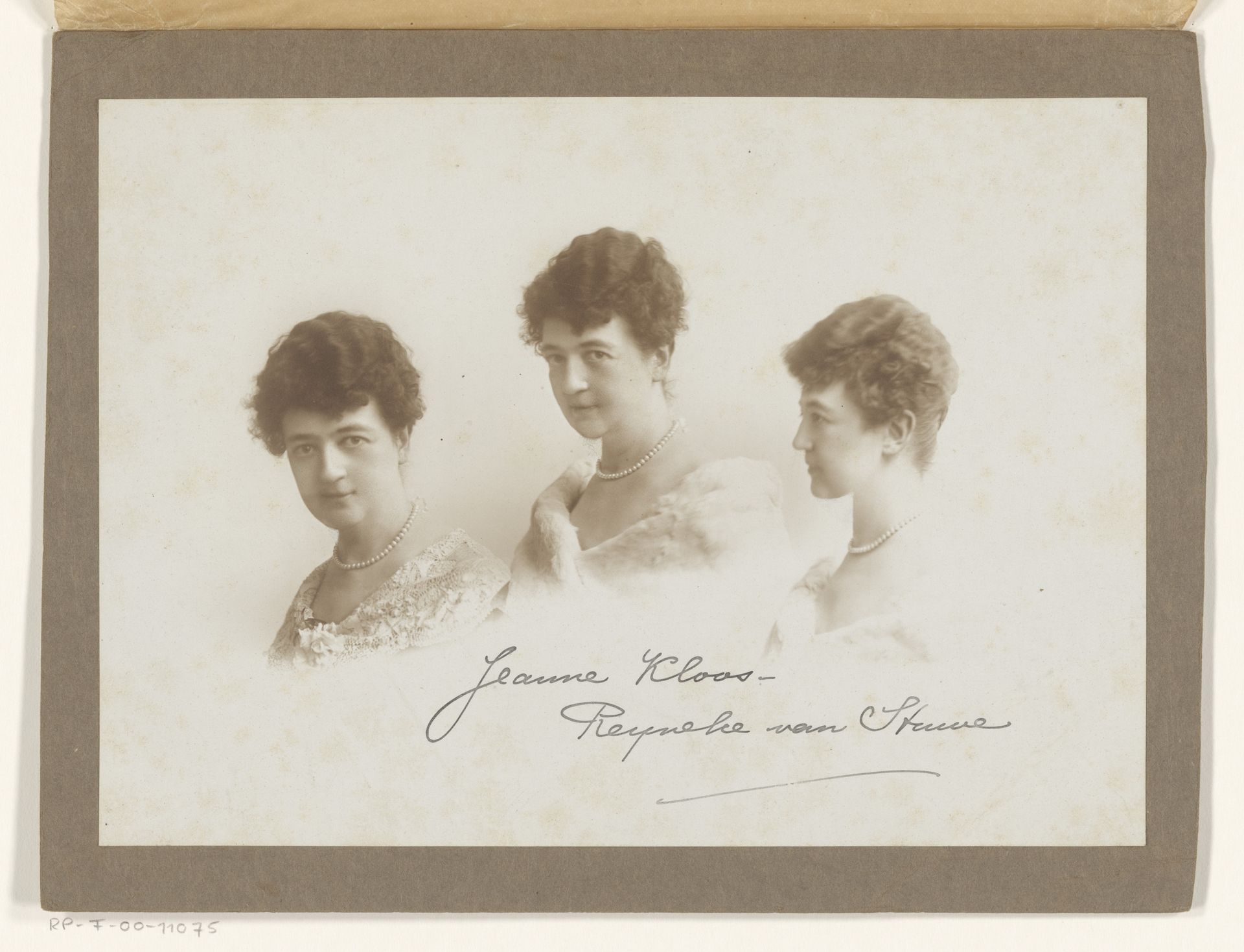 Portretten van Jeanne Henriette Reine Reyneke van Stuwe by Anonymous
