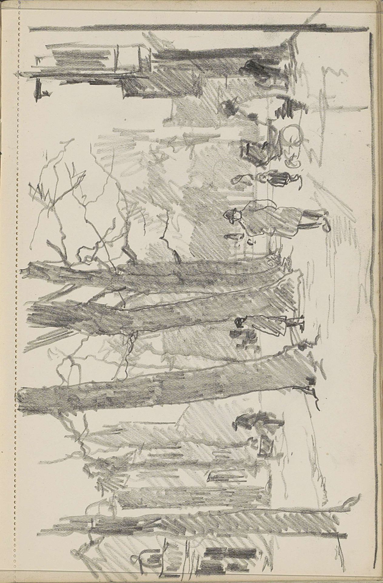 Straatgezicht by Cornelis Vreedenburgh