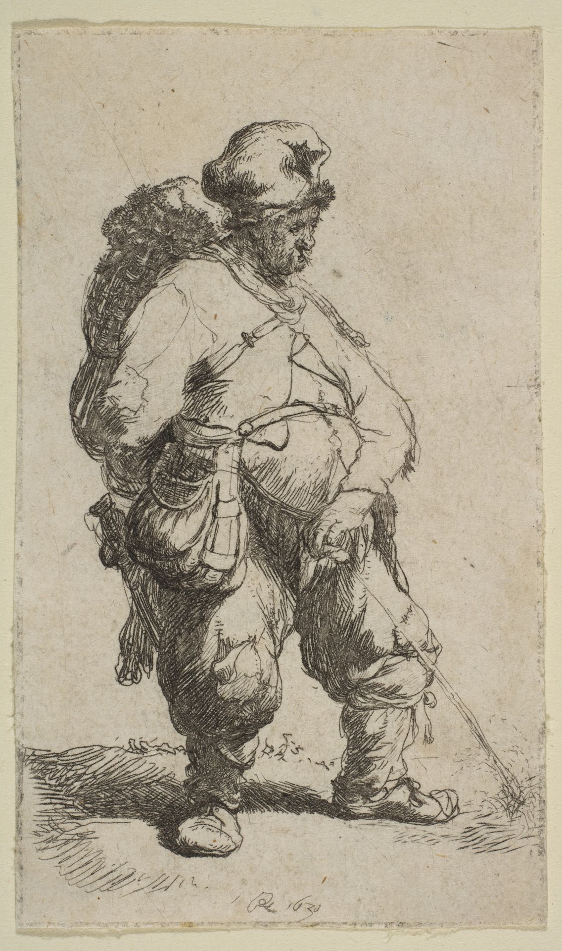 A Man Making Water by Rembrandt van Rijn