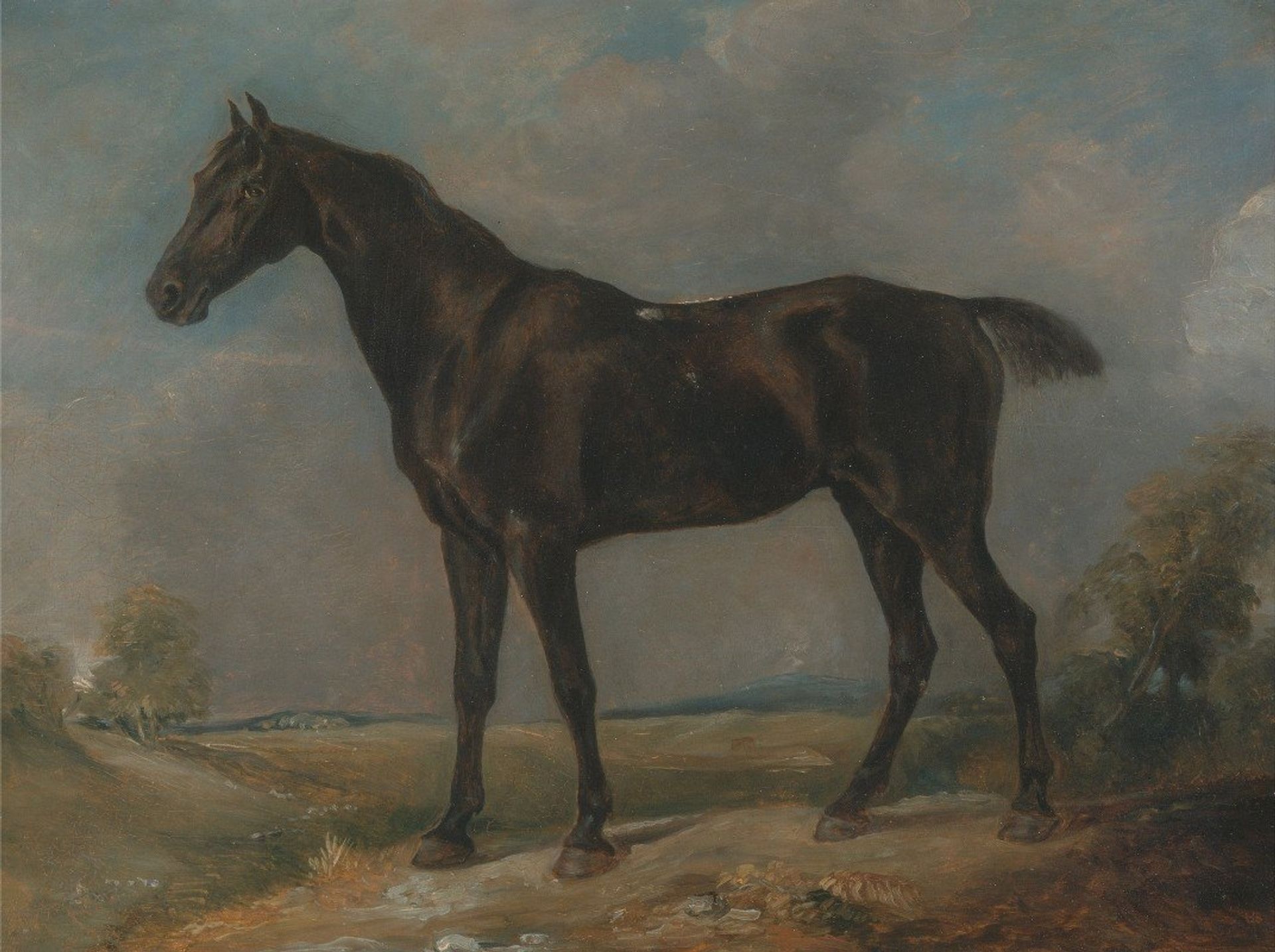 Golding Constable’s Black Riding-Horse by John Constable