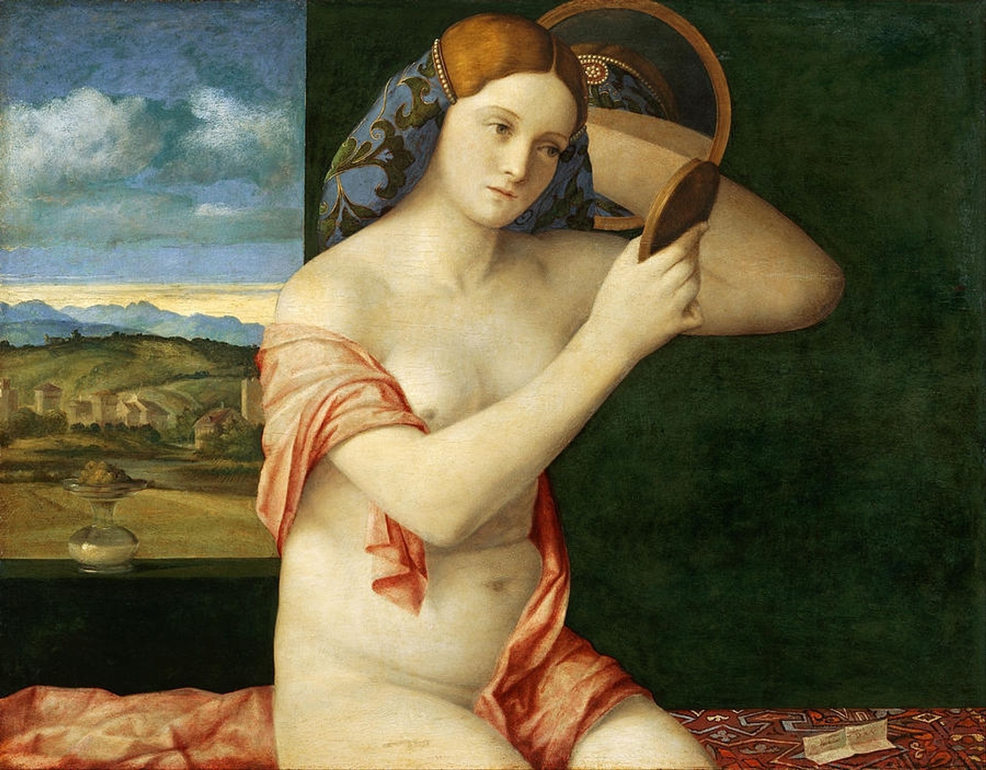 1 Young Woman at Her Toilette Giovanni Bellini by Giovanni Bellini