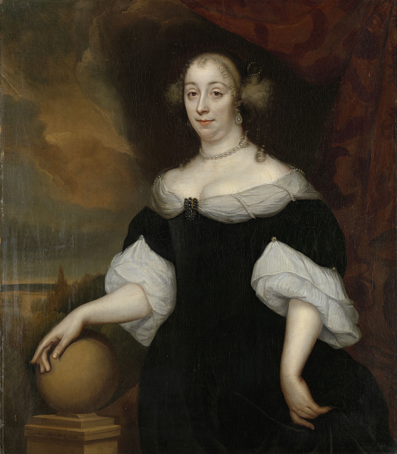 Margaretha Munter (1639-1711), second Wife of Jacobus Trip by Lambertus Jansz. de Hue