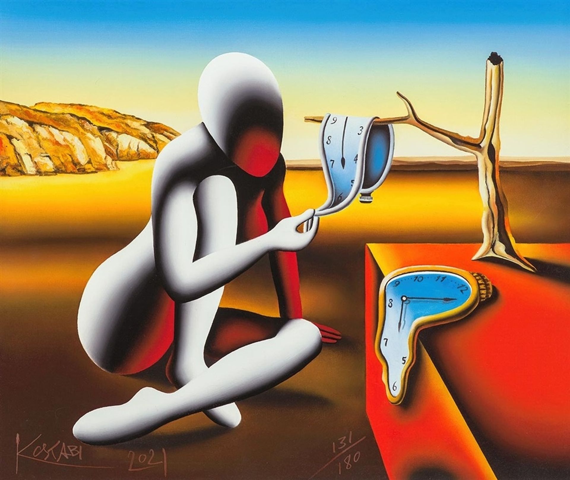 Time Will Tell by Mark Kostabi